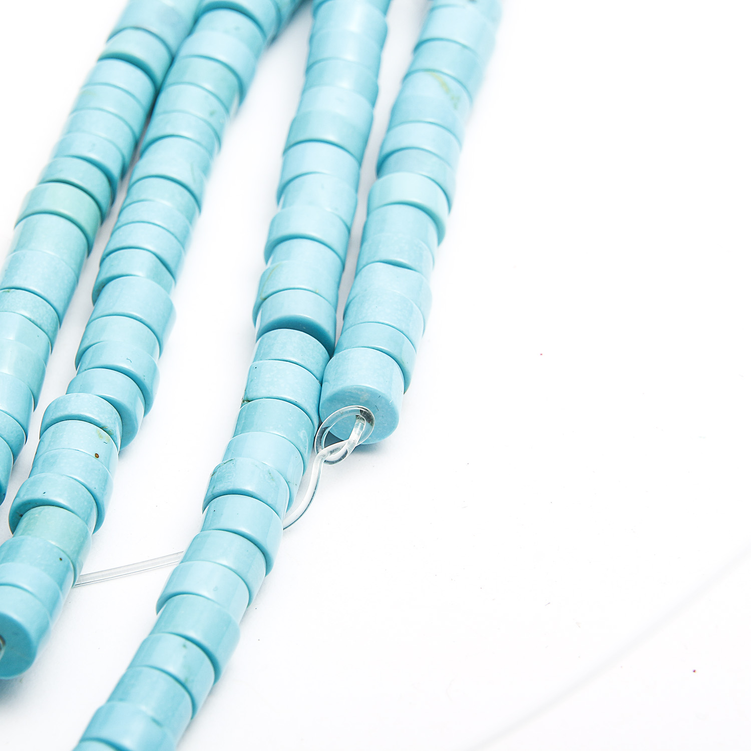 Synthetic Turquoise Rough Stones and Beads