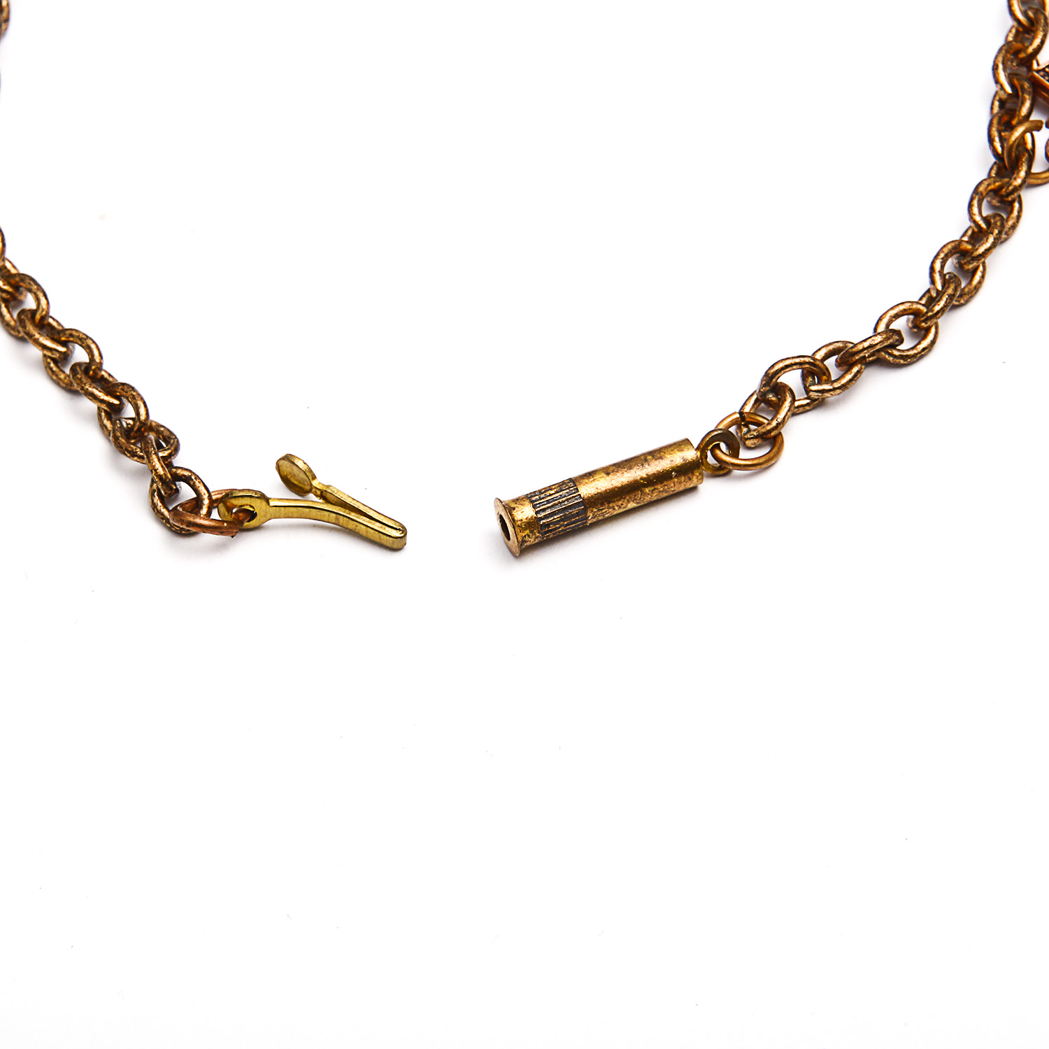 Bronze and Brass Charm Bracelet