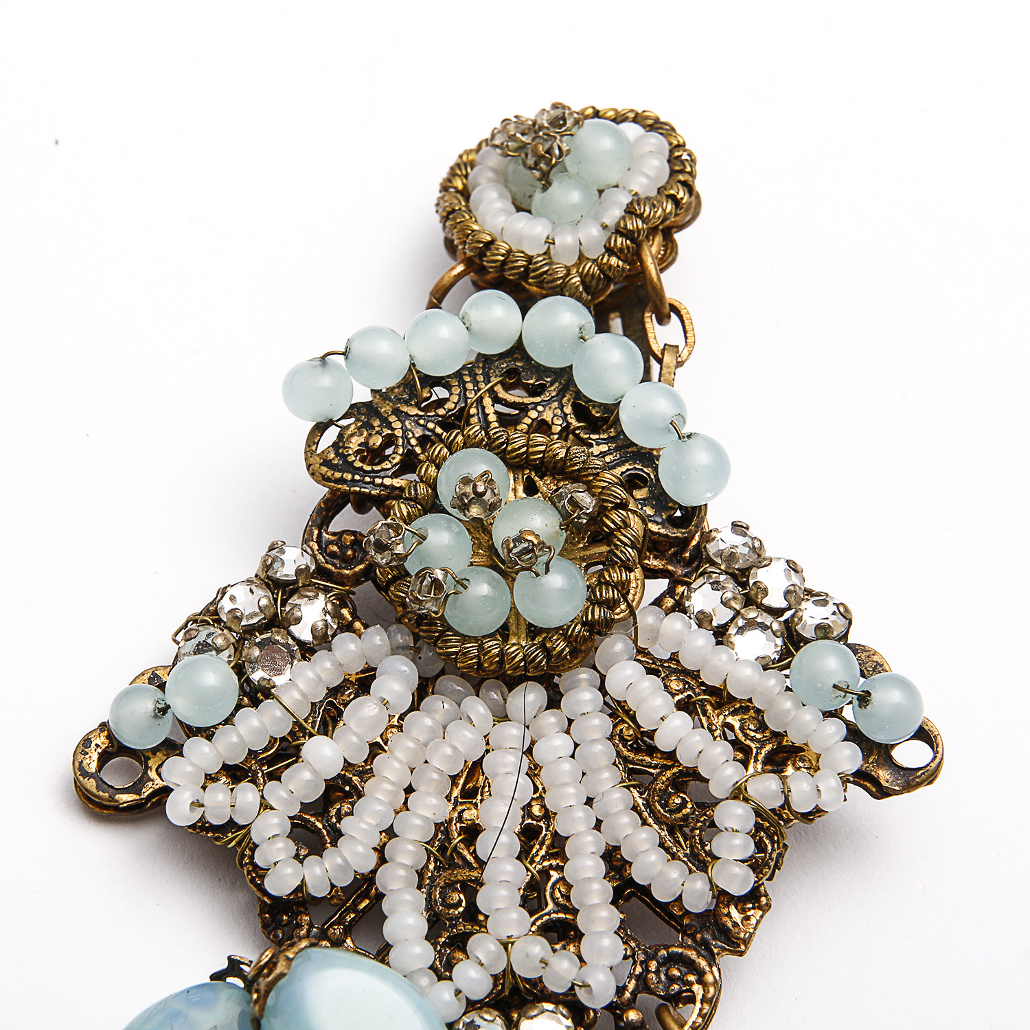 Vintage Karen Landon Chandelier Earrings