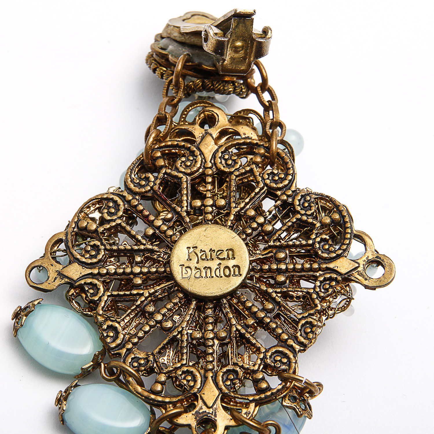 Vintage Karen Landon Chandelier Earrings