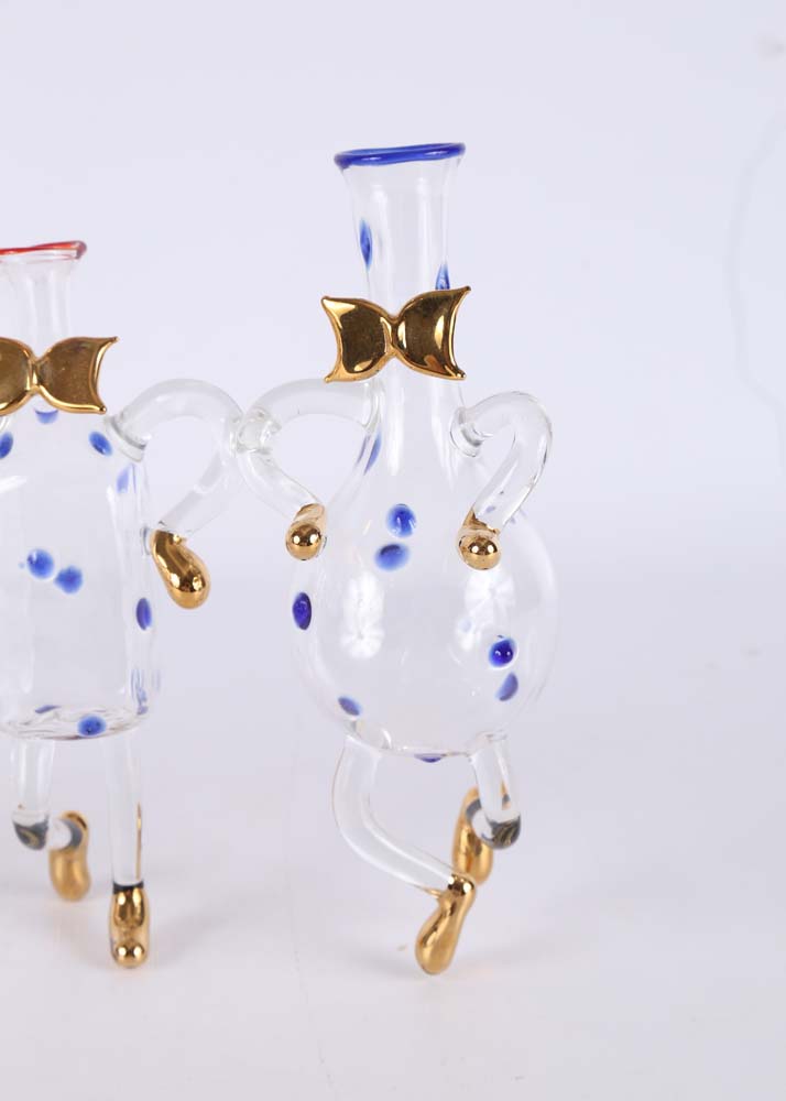 Masami Koda Flame Work Glass Sculpture