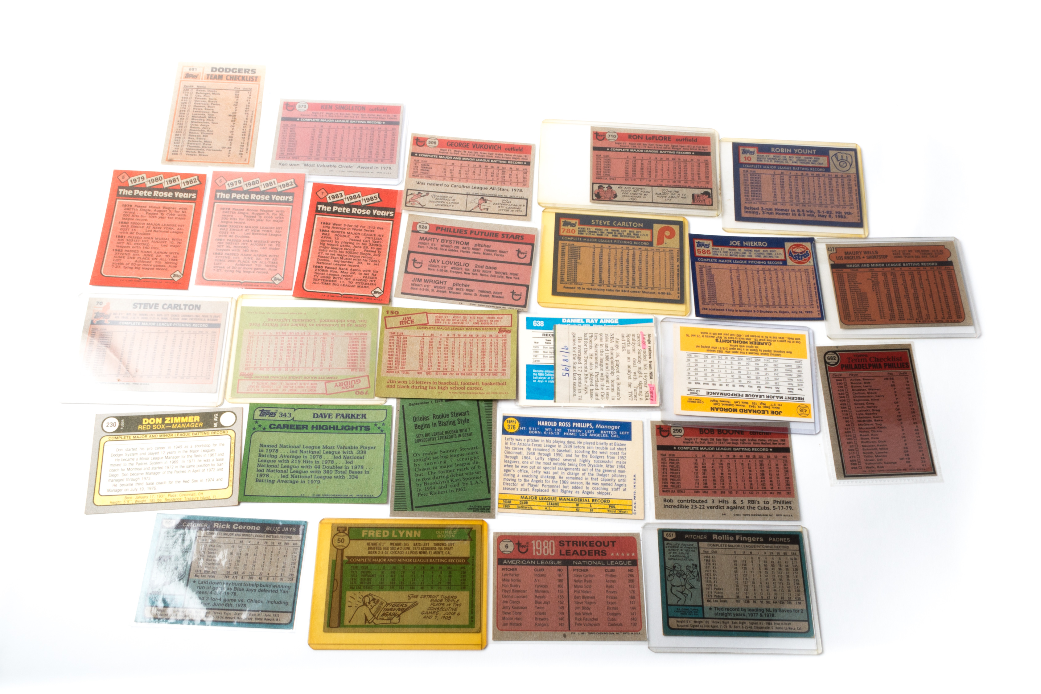 Collection of Vintage Baseball Cards