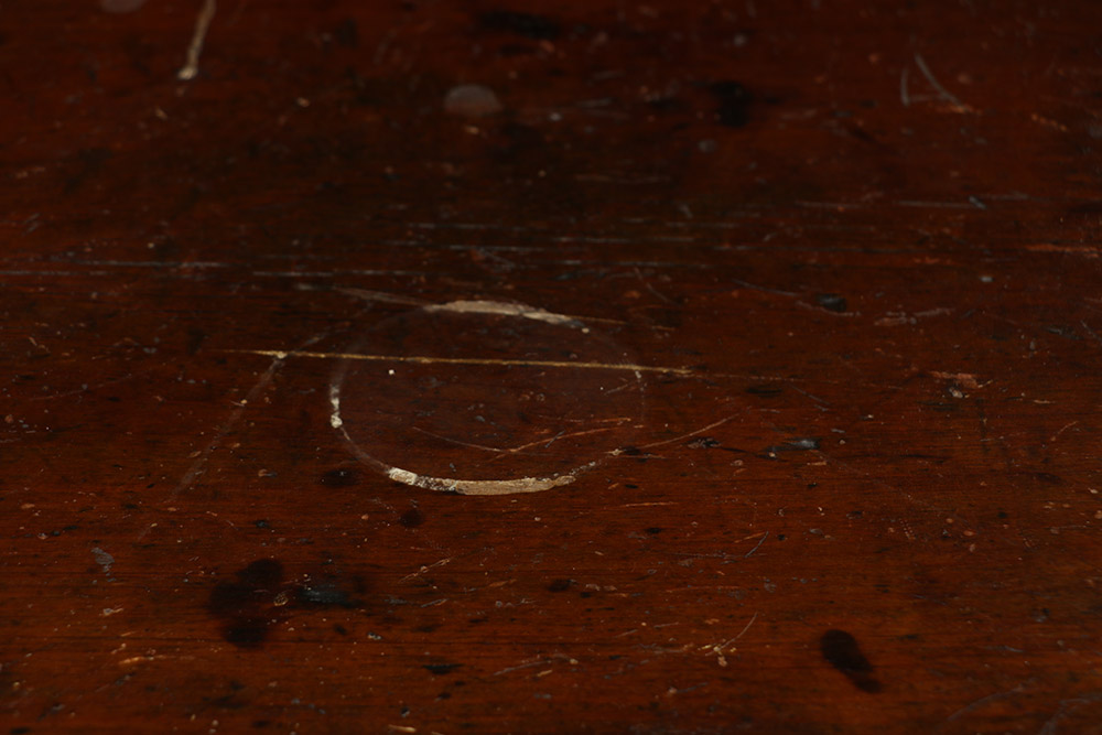 Cherry Inlaid Federal Corner Cupboard