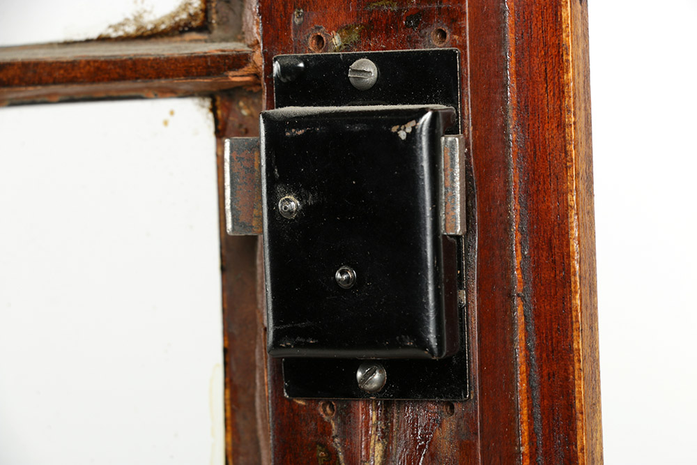 Cherry Inlaid Federal Corner Cupboard