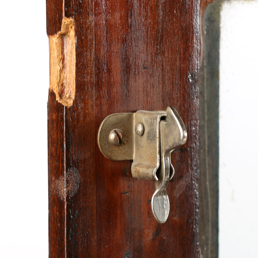 Cherry Inlaid Federal Corner Cupboard