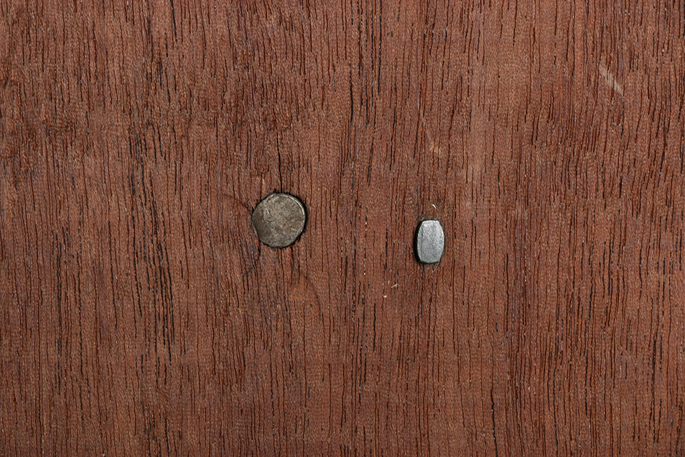 Cherry Inlaid Federal Corner Cupboard