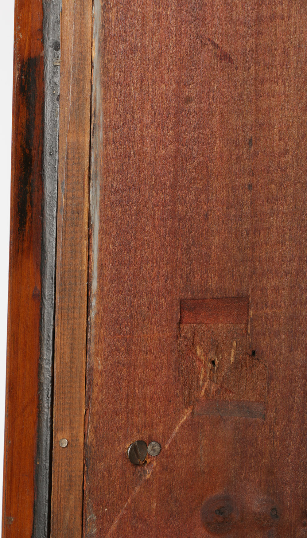 Cherry Inlaid Federal Corner Cupboard