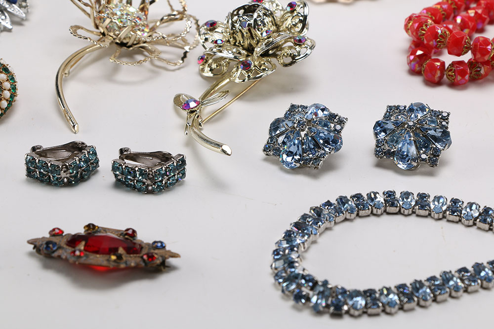 Selection of Colorful Costume Jewelry