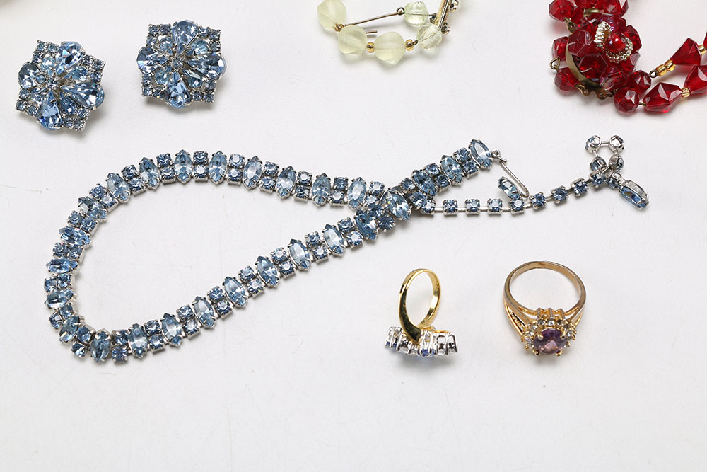 Selection of Colorful Costume Jewelry