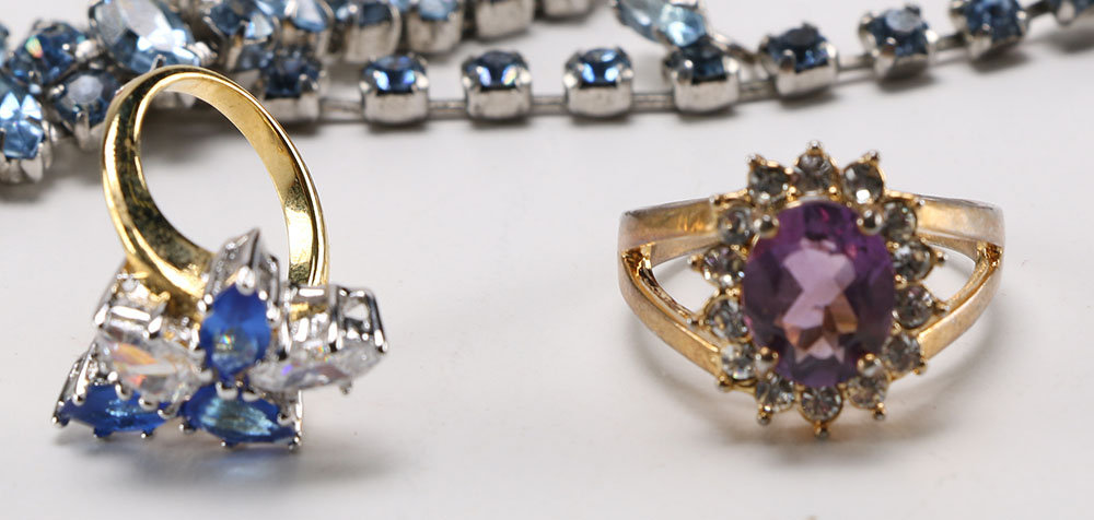 Selection of Colorful Costume Jewelry