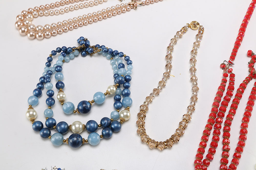 Selection of Colorful Costume Jewelry