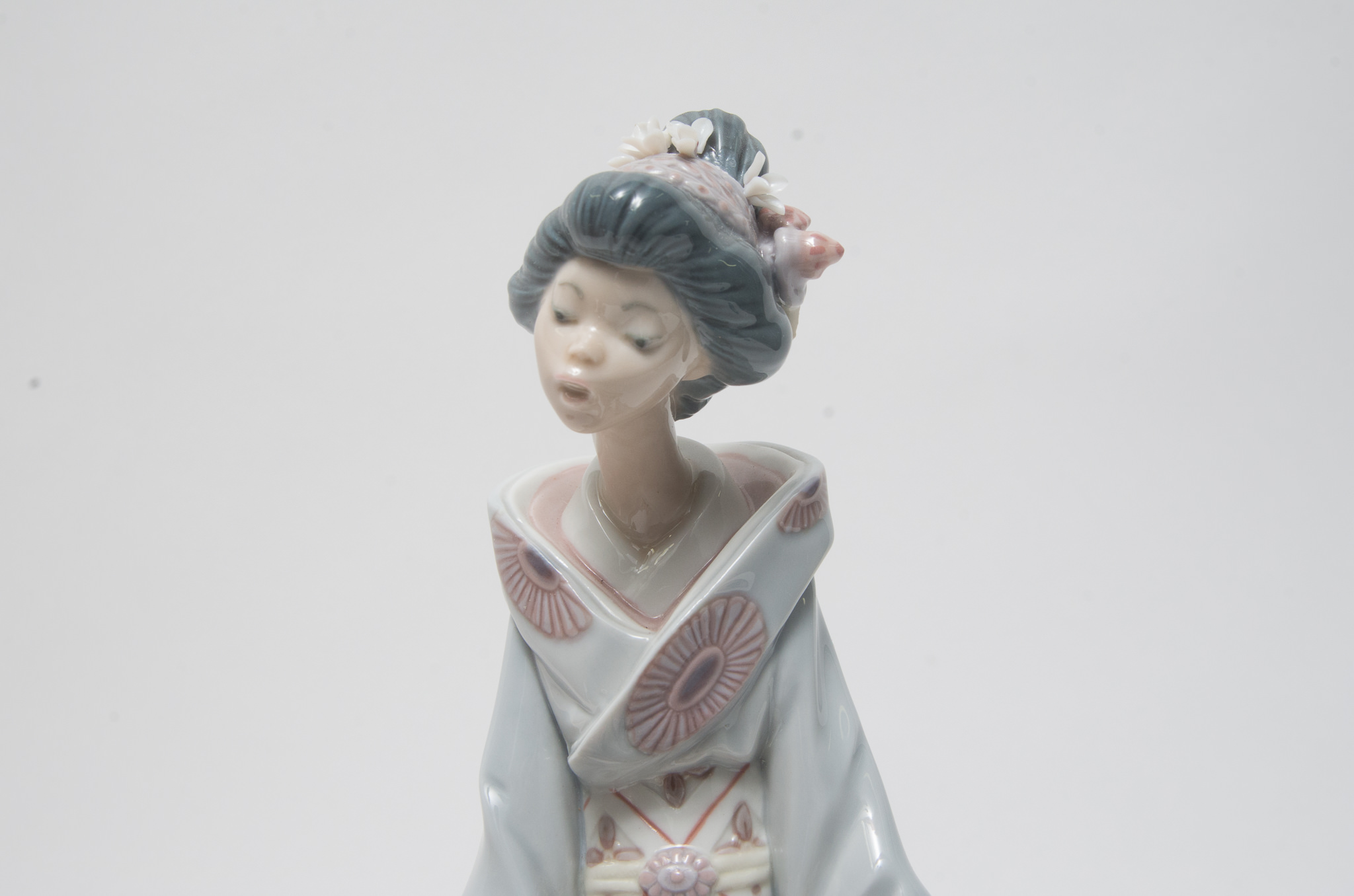 Large Lladro "Nature's Gifts" Geisha Figurine