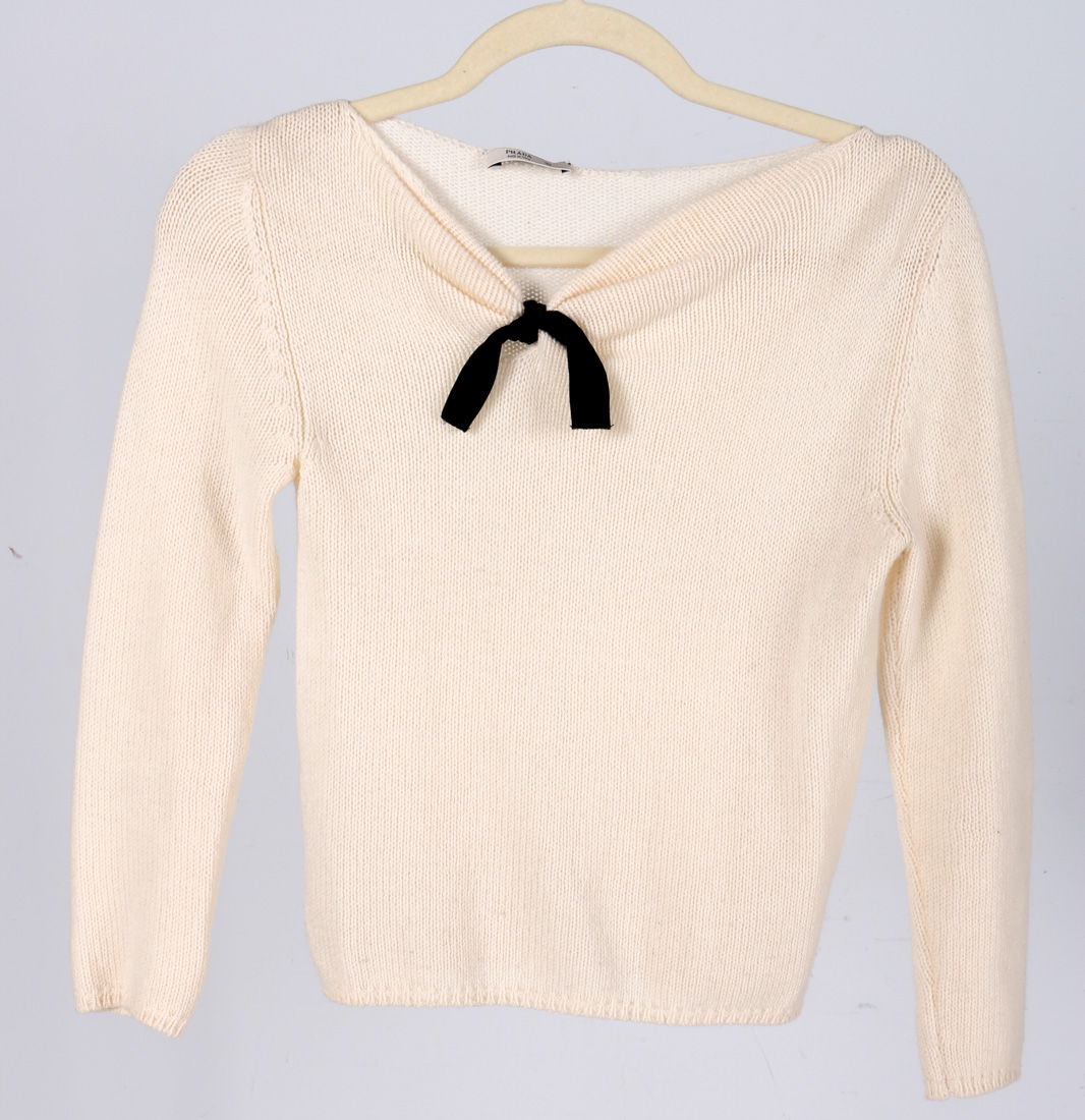 Prada Sweater and Sleeveless Top