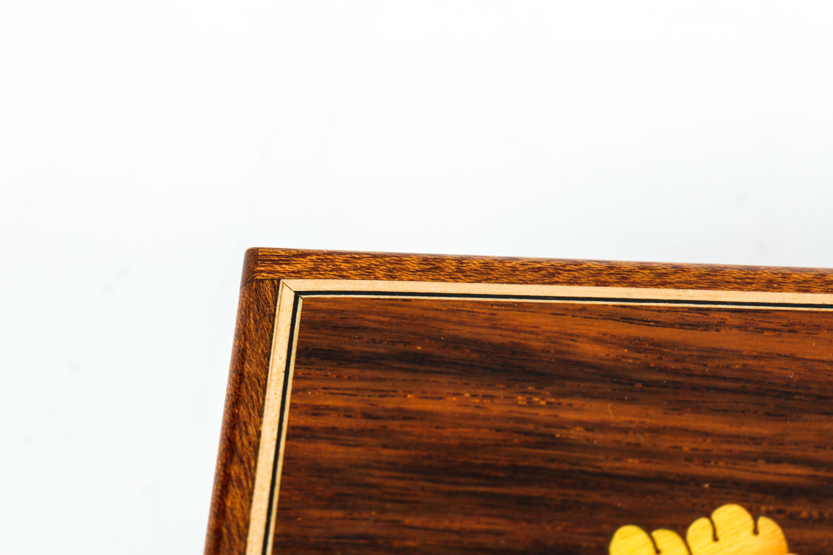 Vintage Italian Marquetry Music Box