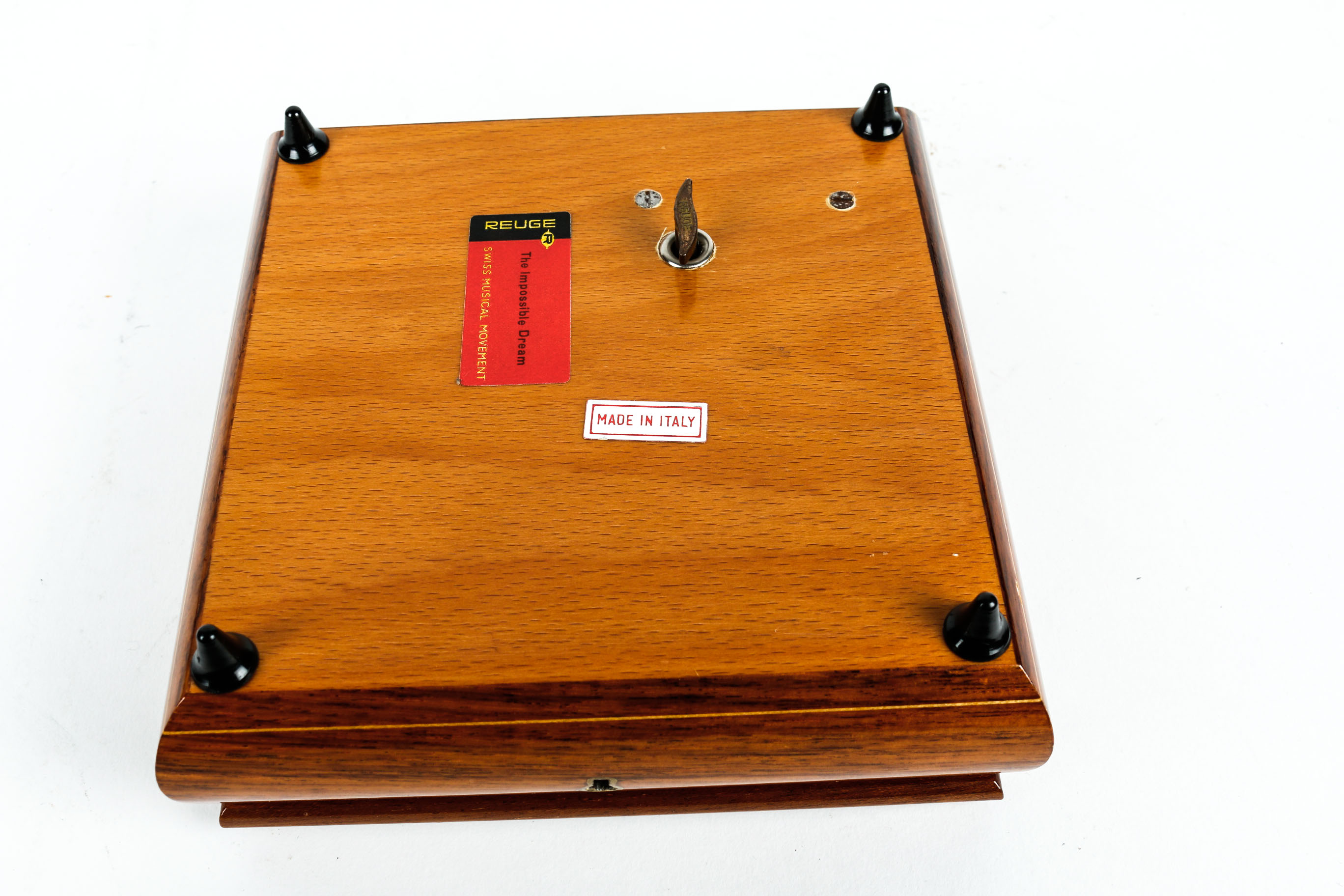 Vintage Italian Marquetry Music Box