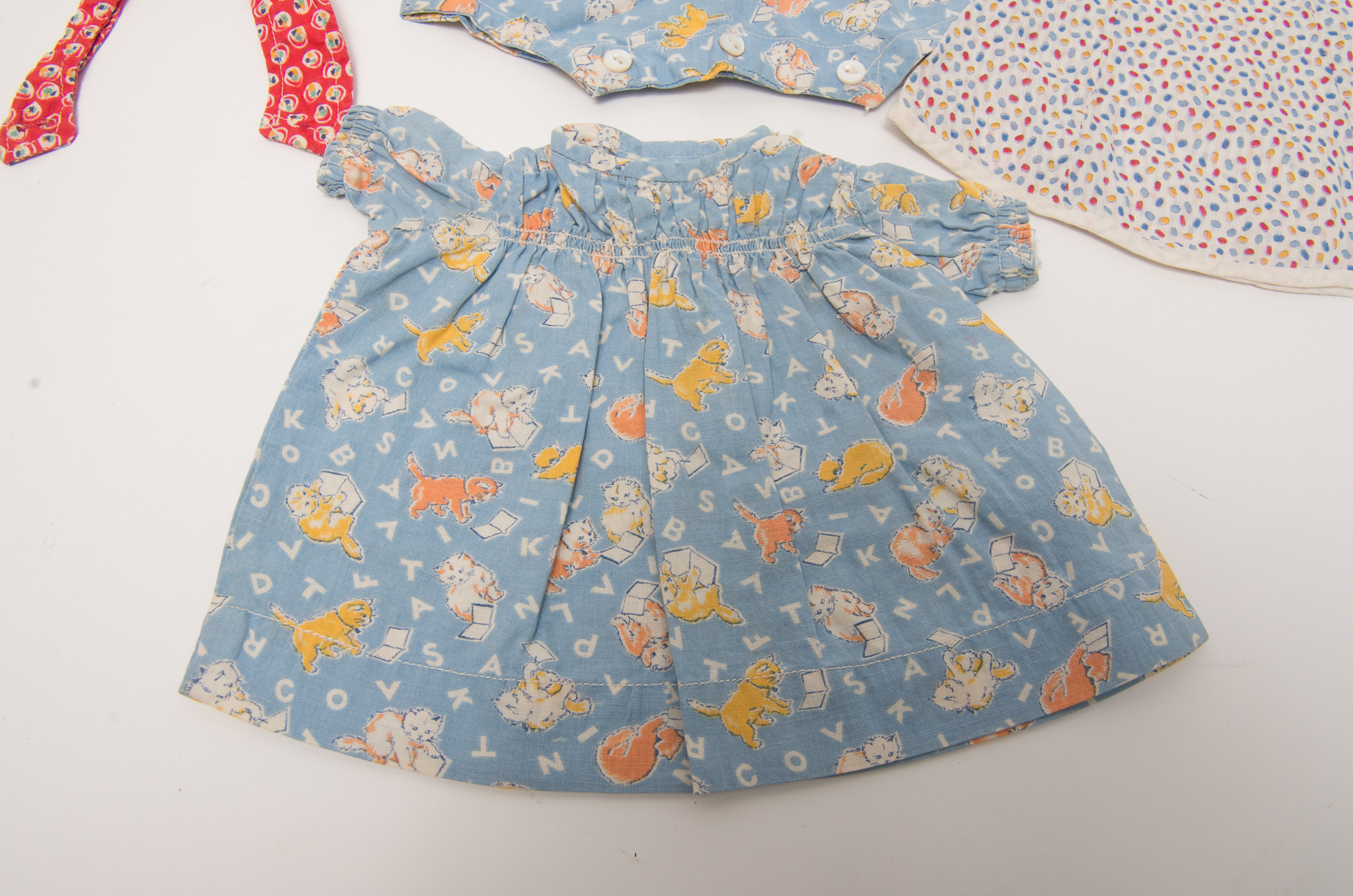 Collection of Vintage Handsewn Doll Clothes