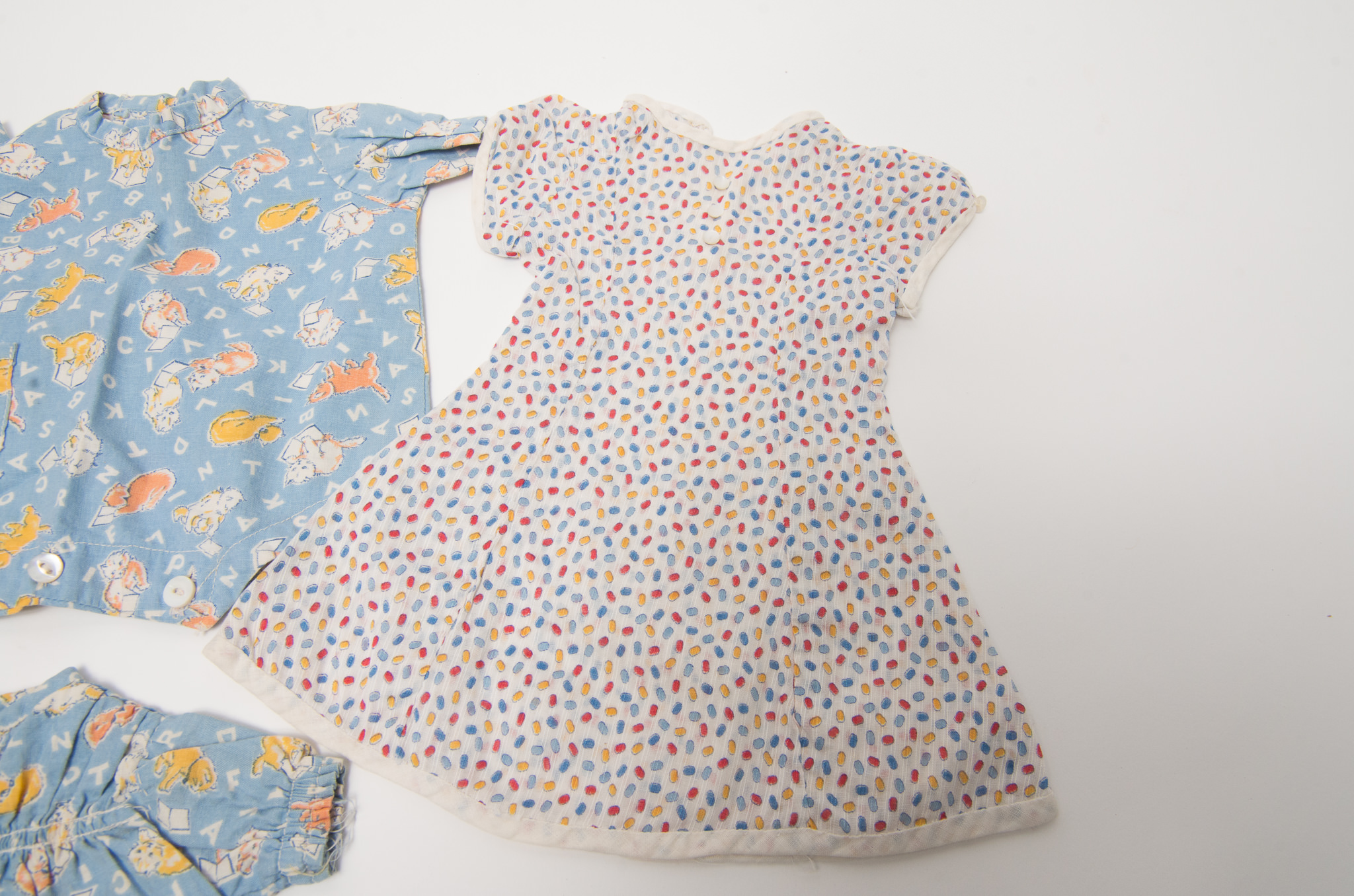 Collection of Vintage Handsewn Doll Clothes