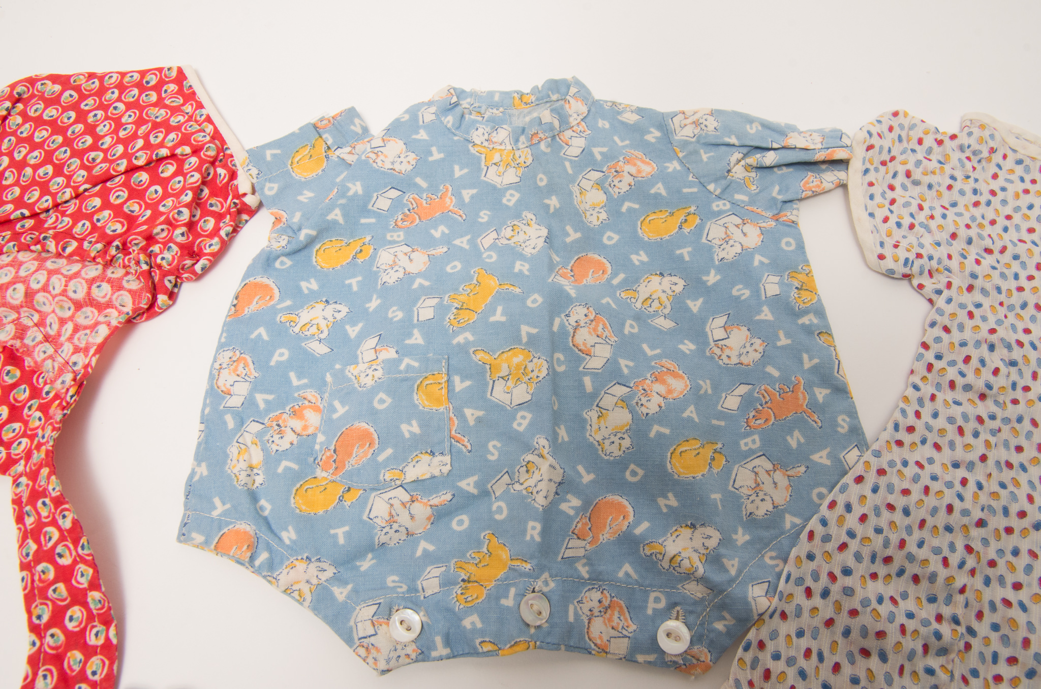 Collection of Vintage Handsewn Doll Clothes