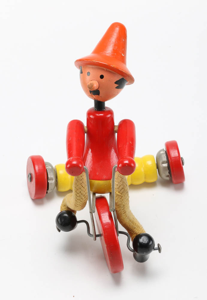 Early 20th Century Wooden and Paper Toys