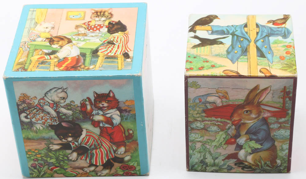 Early 20th Century Wooden and Paper Toys