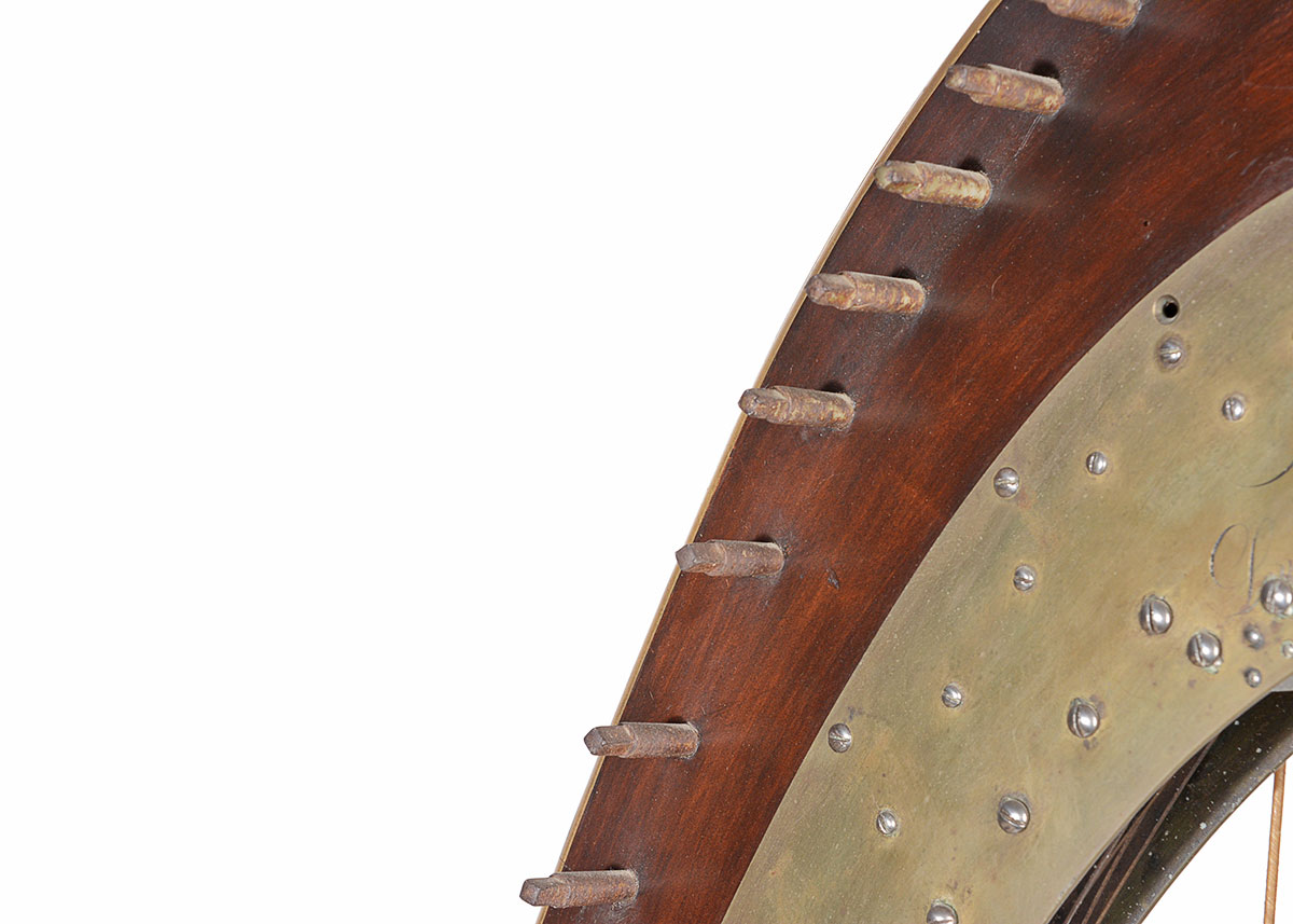 Rare 19th Century Gilt-Decorated Pedal Harp by J. F. Brown & Company