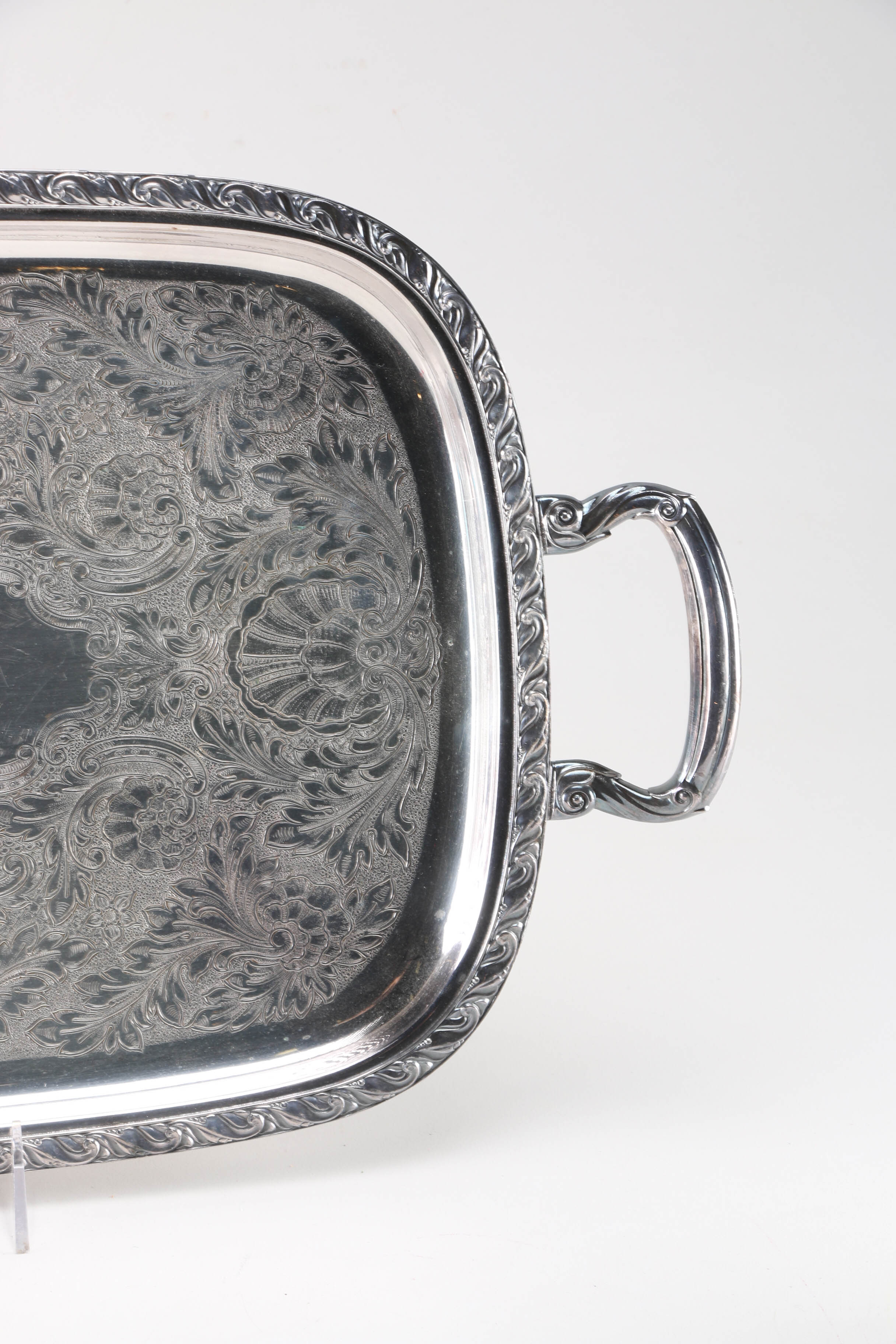 Oneida "Briarcliff" Silver Plate Coffee Set and a Wm. A Rogers Plate