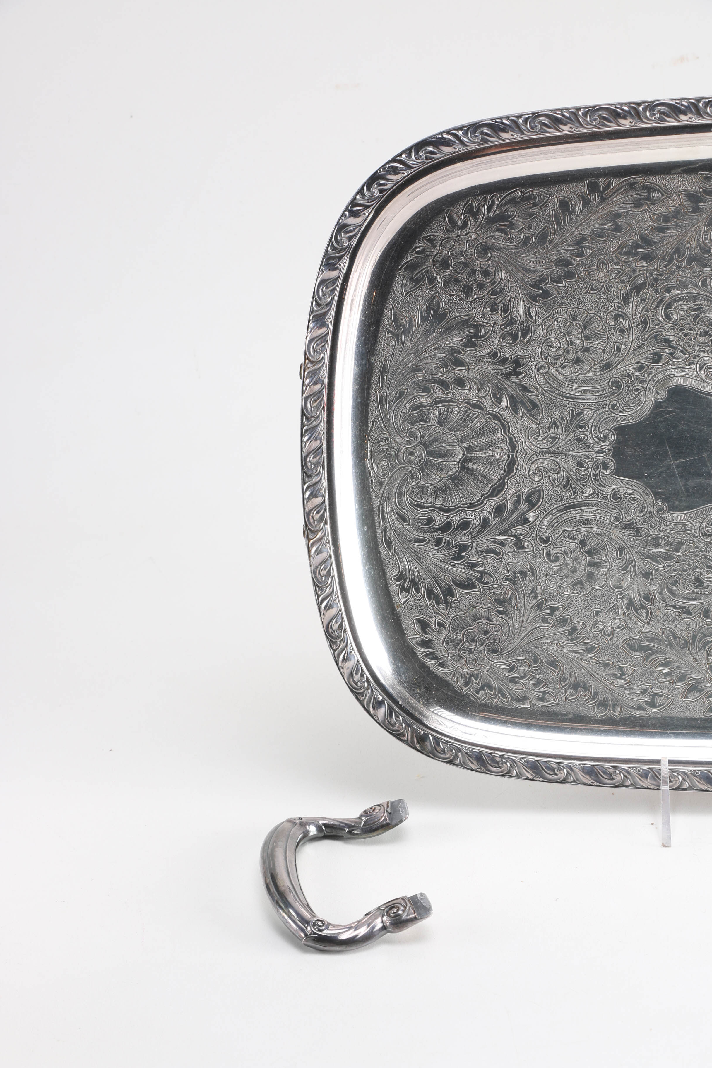 Oneida "Briarcliff" Silver Plate Coffee Set and a Wm. A Rogers Plate