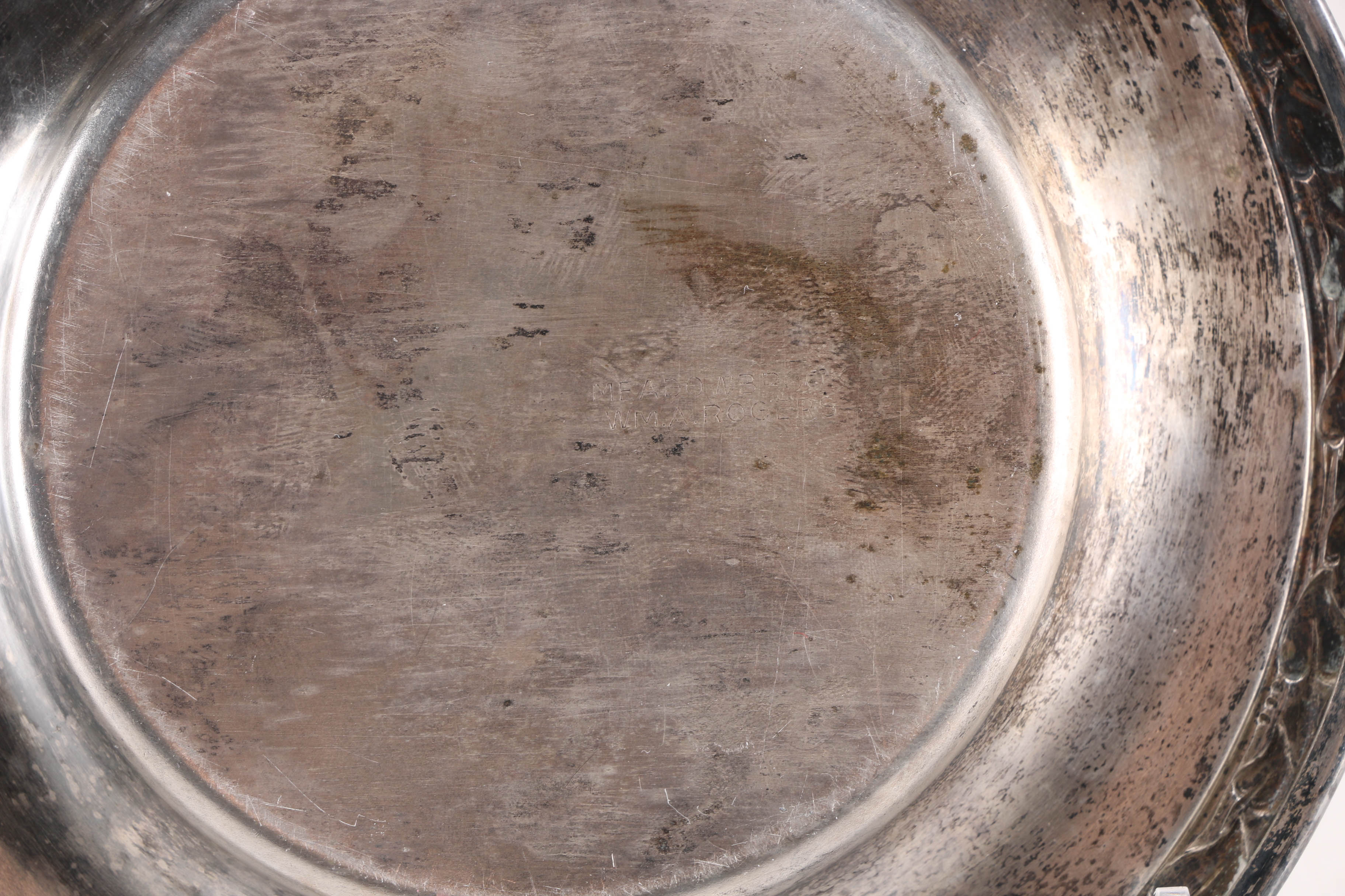 Oneida "Briarcliff" Silver Plate Coffee Set and a Wm. A Rogers Plate