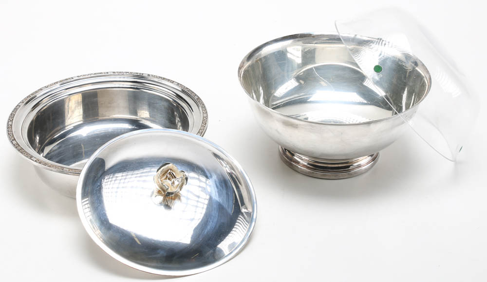 Silver Plated Serving Bowls