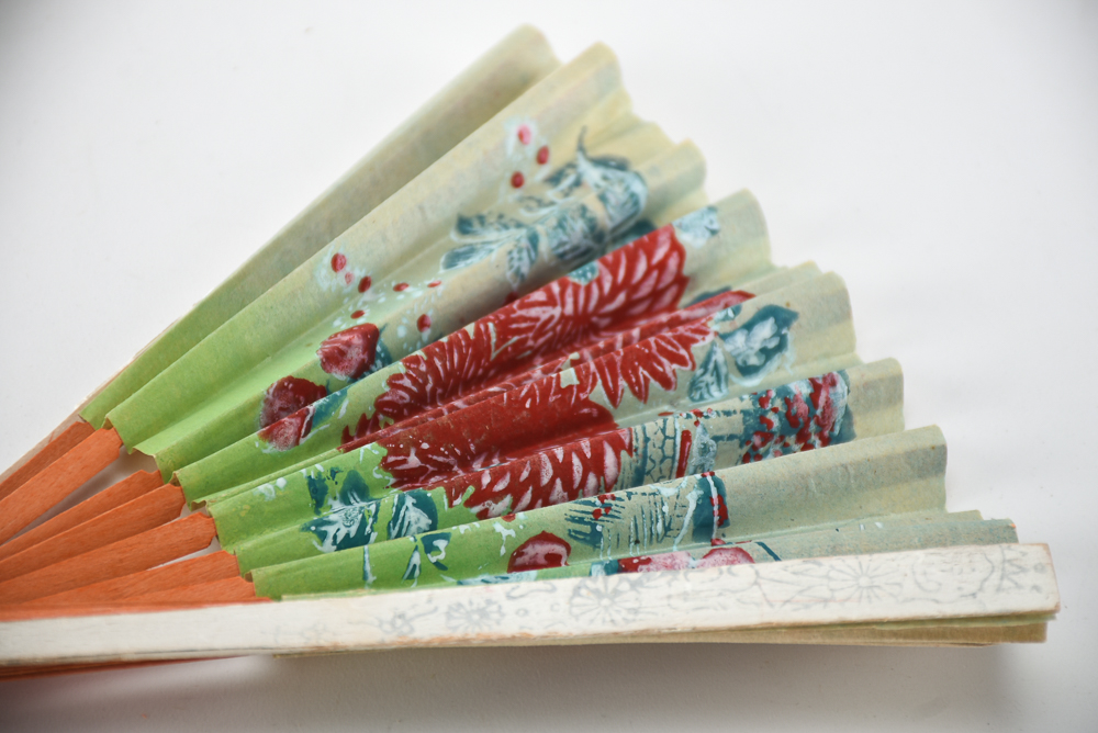 Assortment of Vintage Wooden Fans
