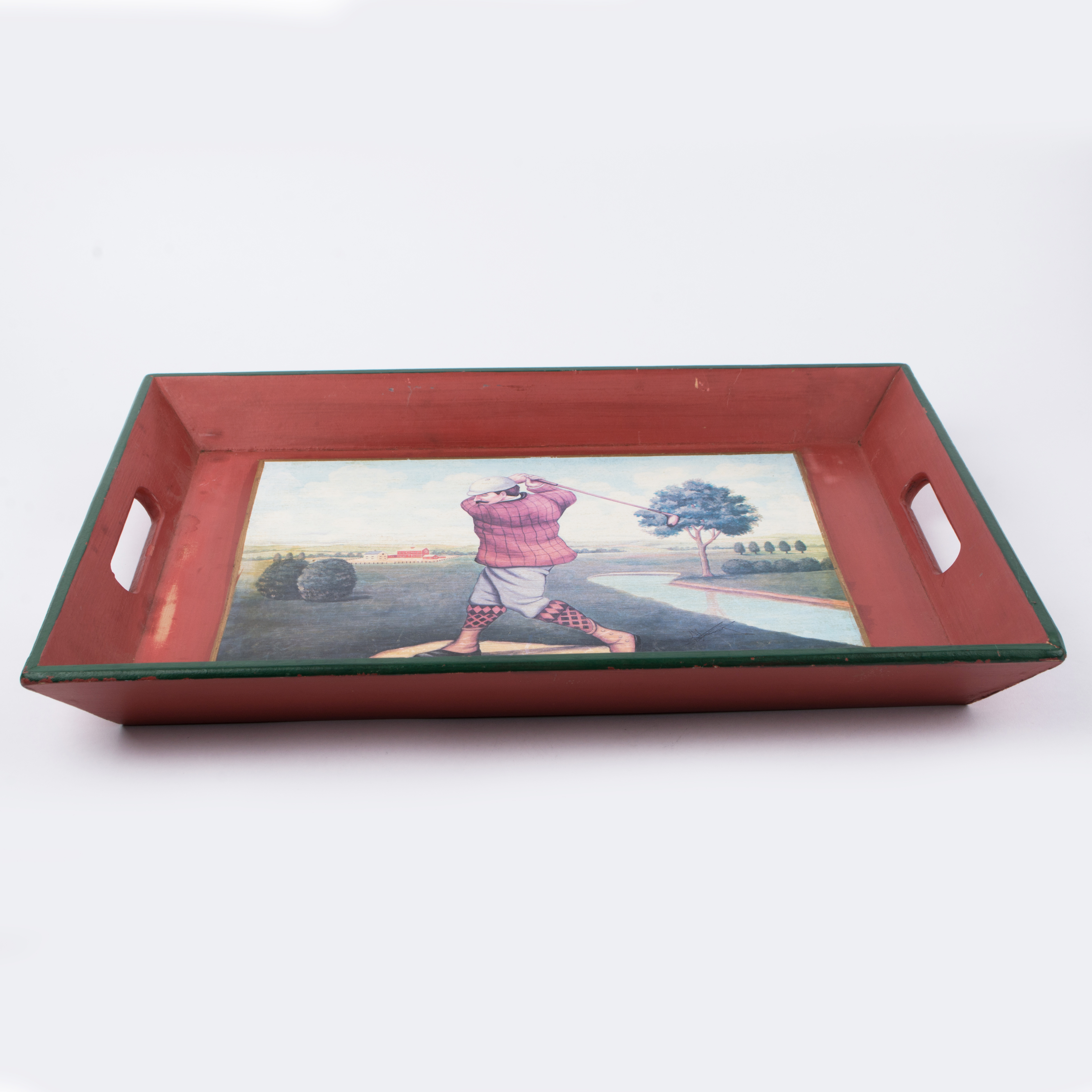 Decorative Painted Tray