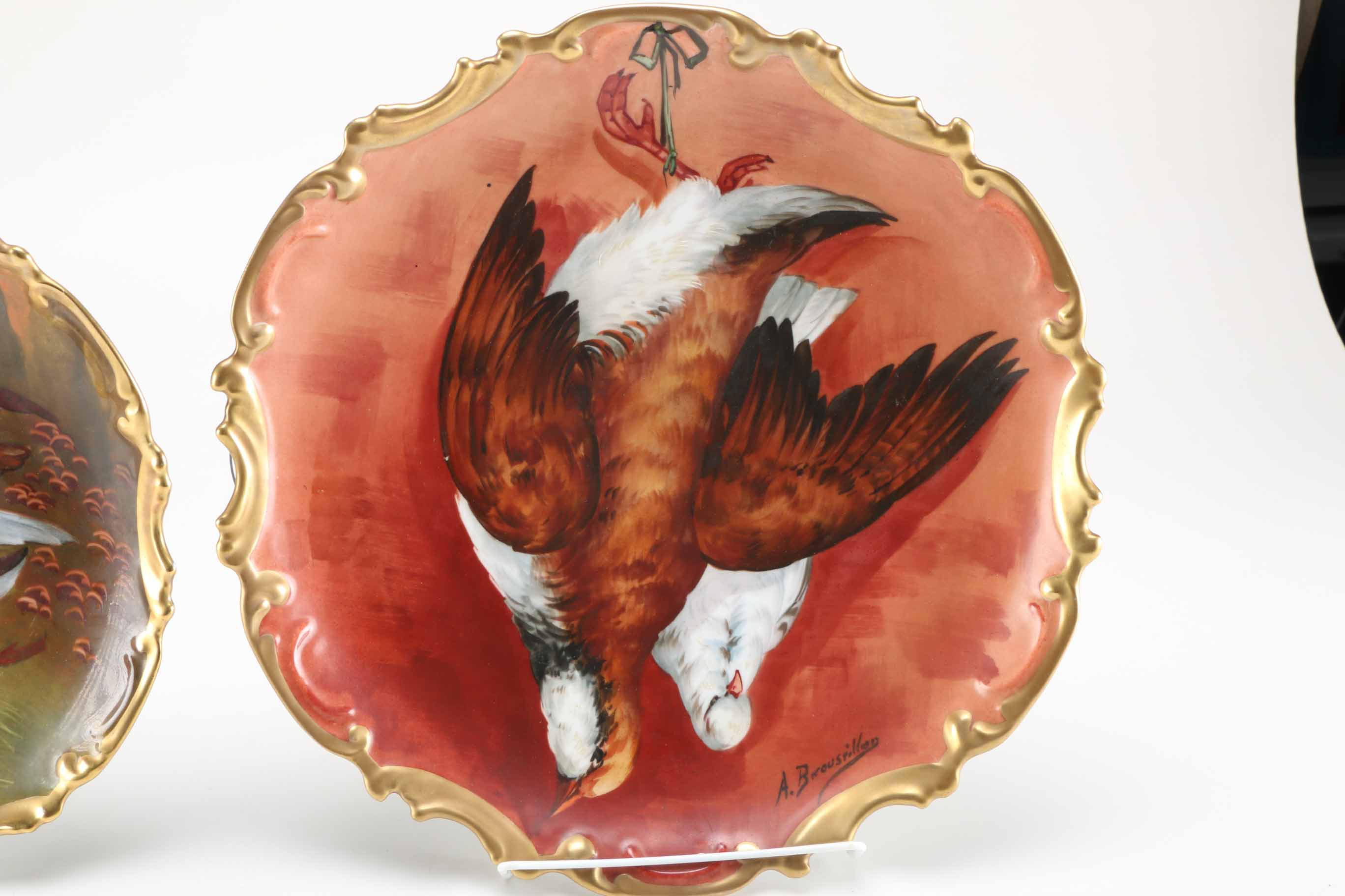Pair of Vintage Coronet Decorative Bird Plates
