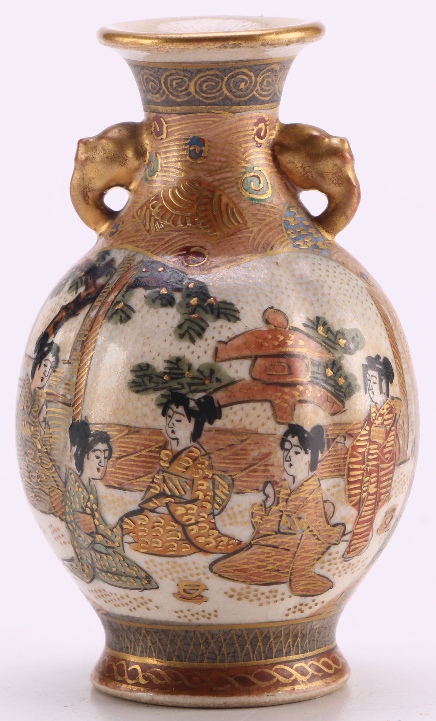 Collection of Fine Japanese Satsuma Stoneware