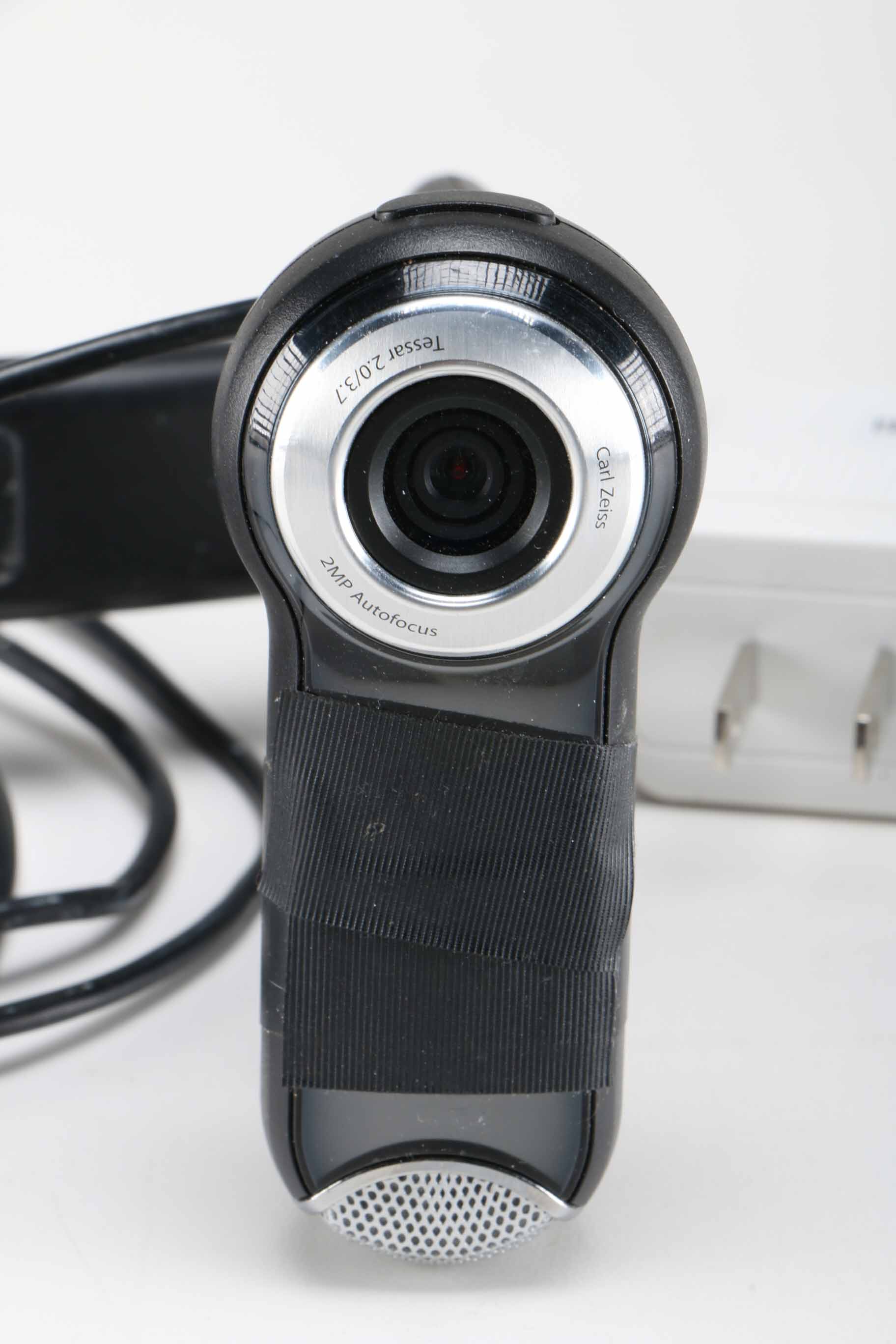 Vintage Tessar Video Camera and D-Link Network Camera