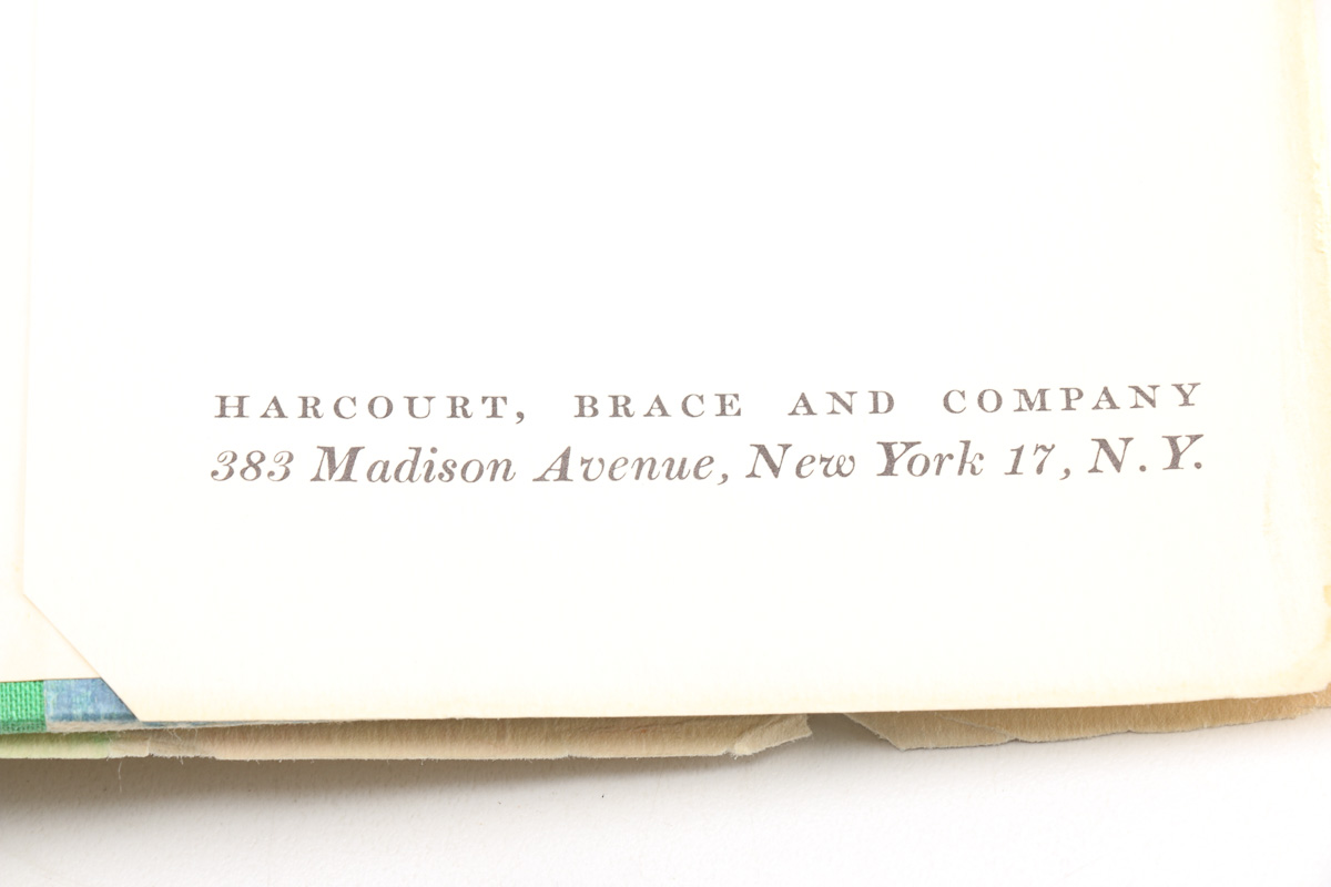 Signed Eudora Welty First Edition "The Bride of Innisfallen"