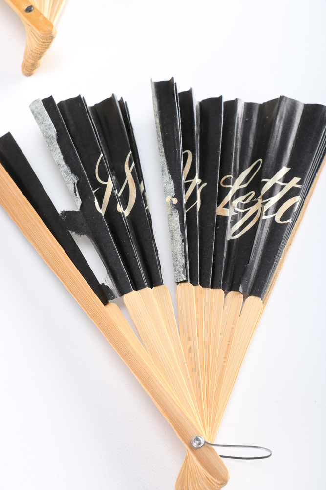 Assortment of Vintage Wooden Fans