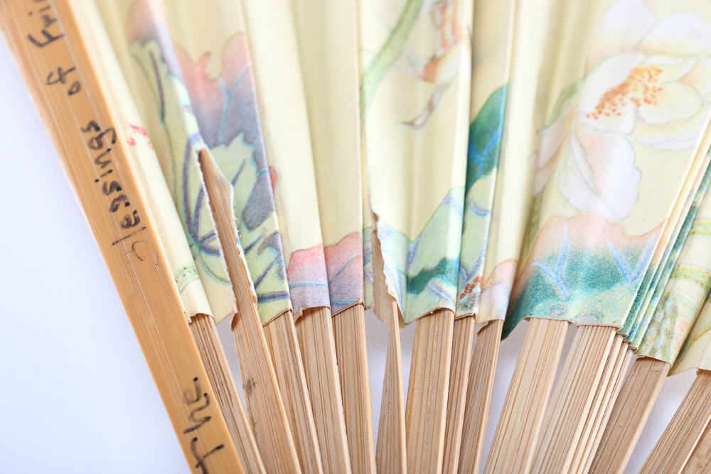 Assortment of Vintage Wooden Fans