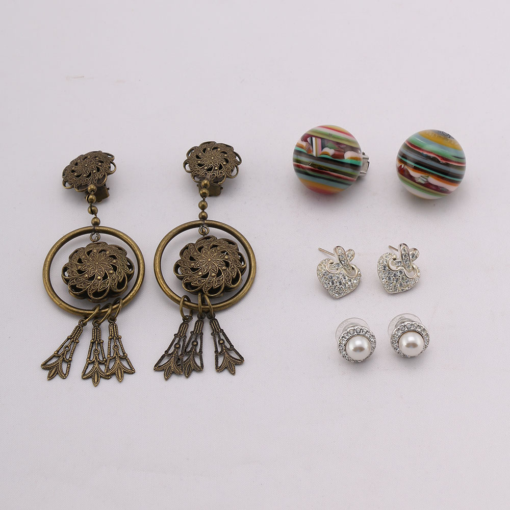 Collection of Assorted Designer Costume Earrings