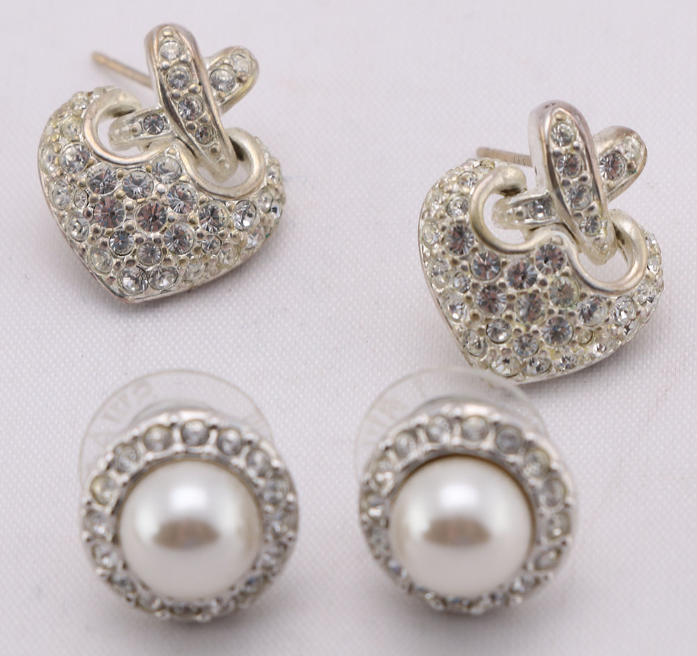 Collection of Assorted Designer Costume Earrings