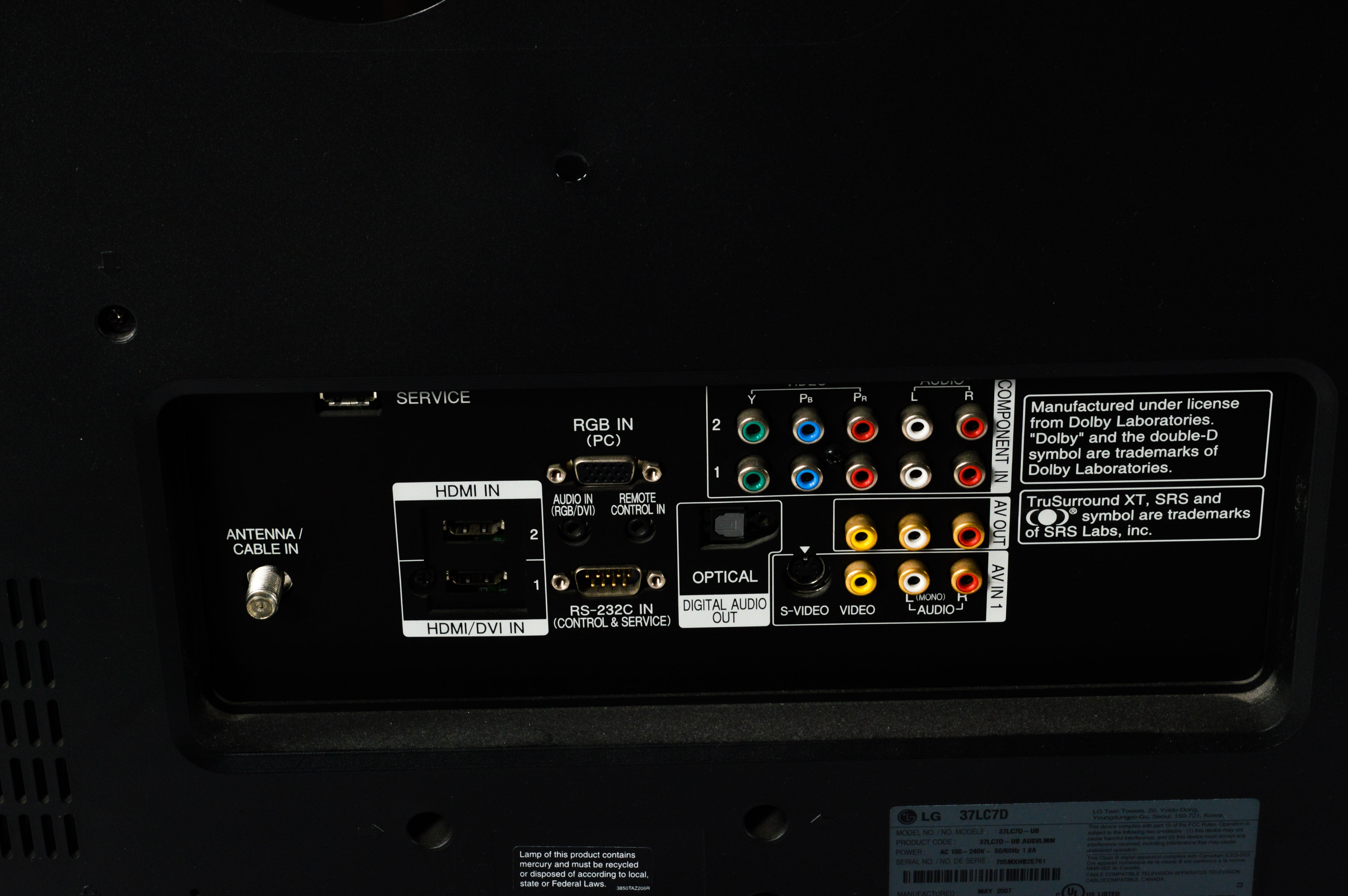 LG Flat Screen 42" Television