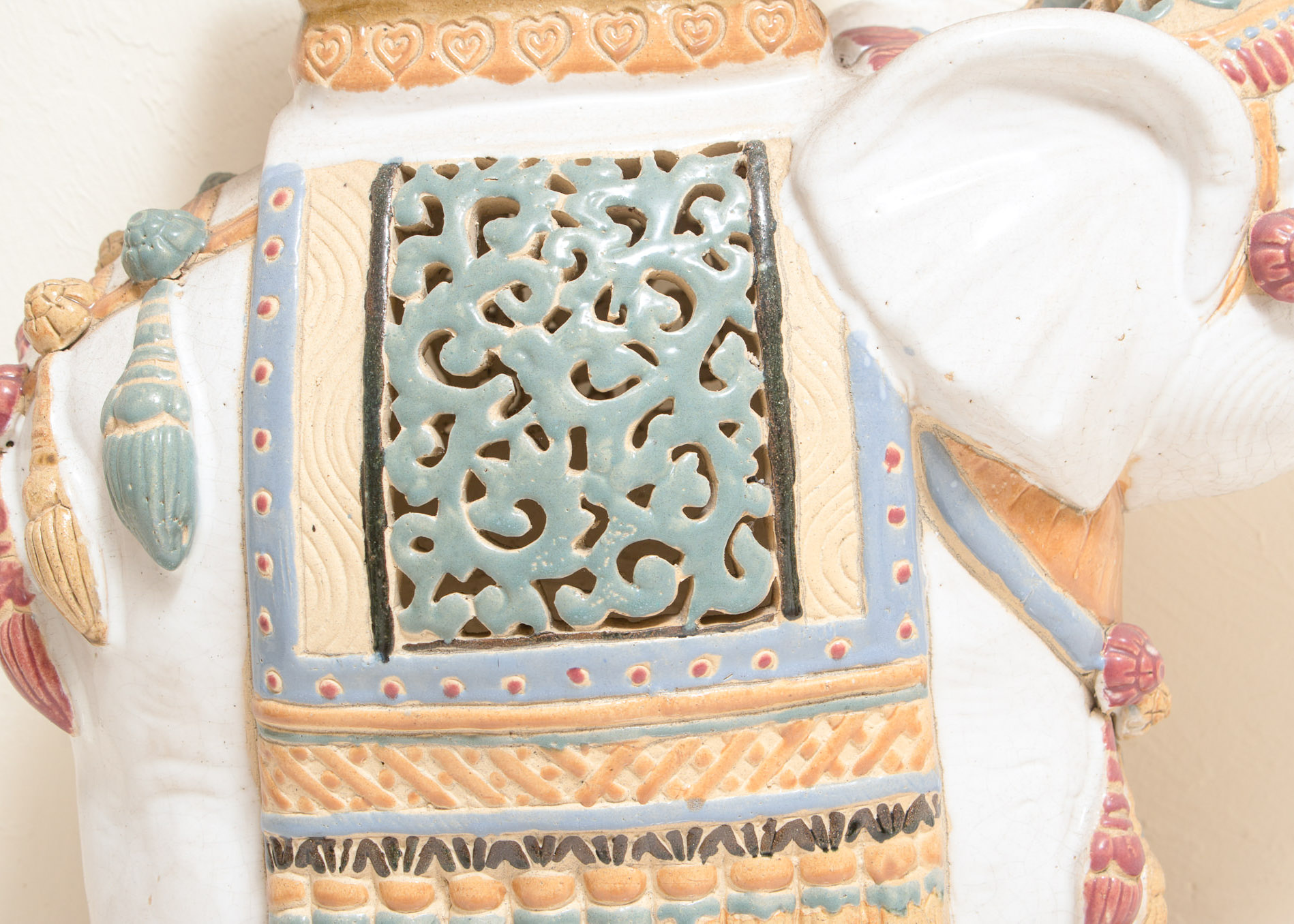 Chinese Ceramic Elephant Plant Stands