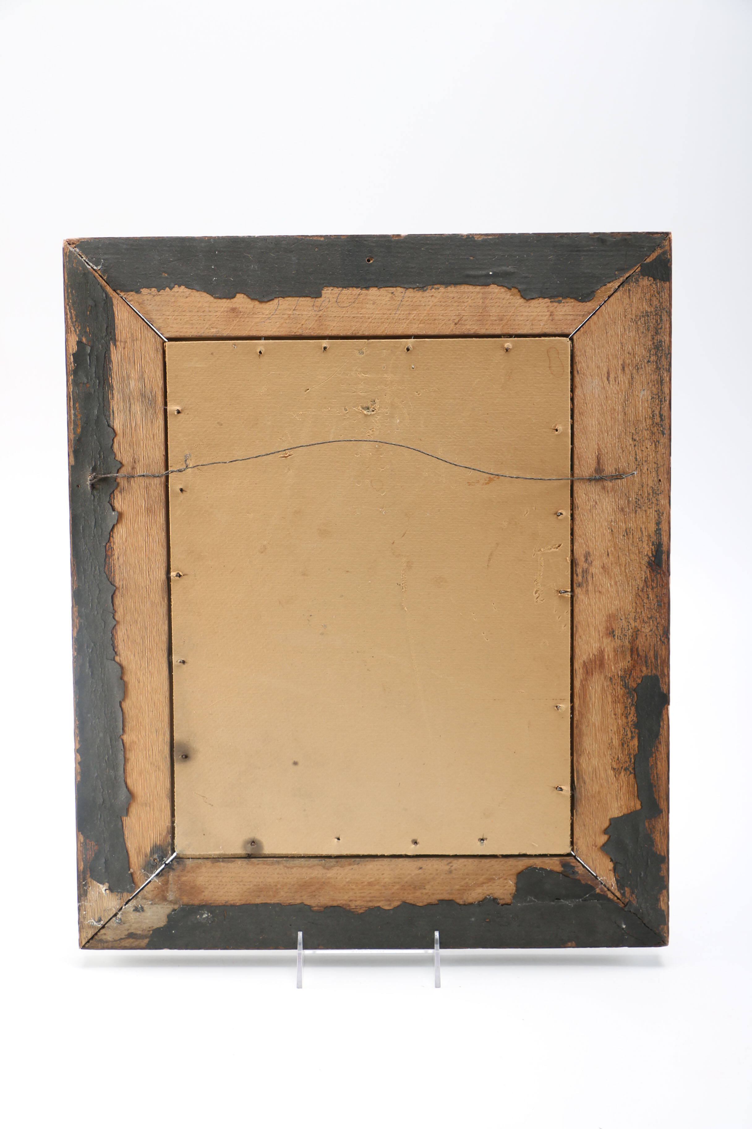 Antique Drawing of a Woman on a Hill