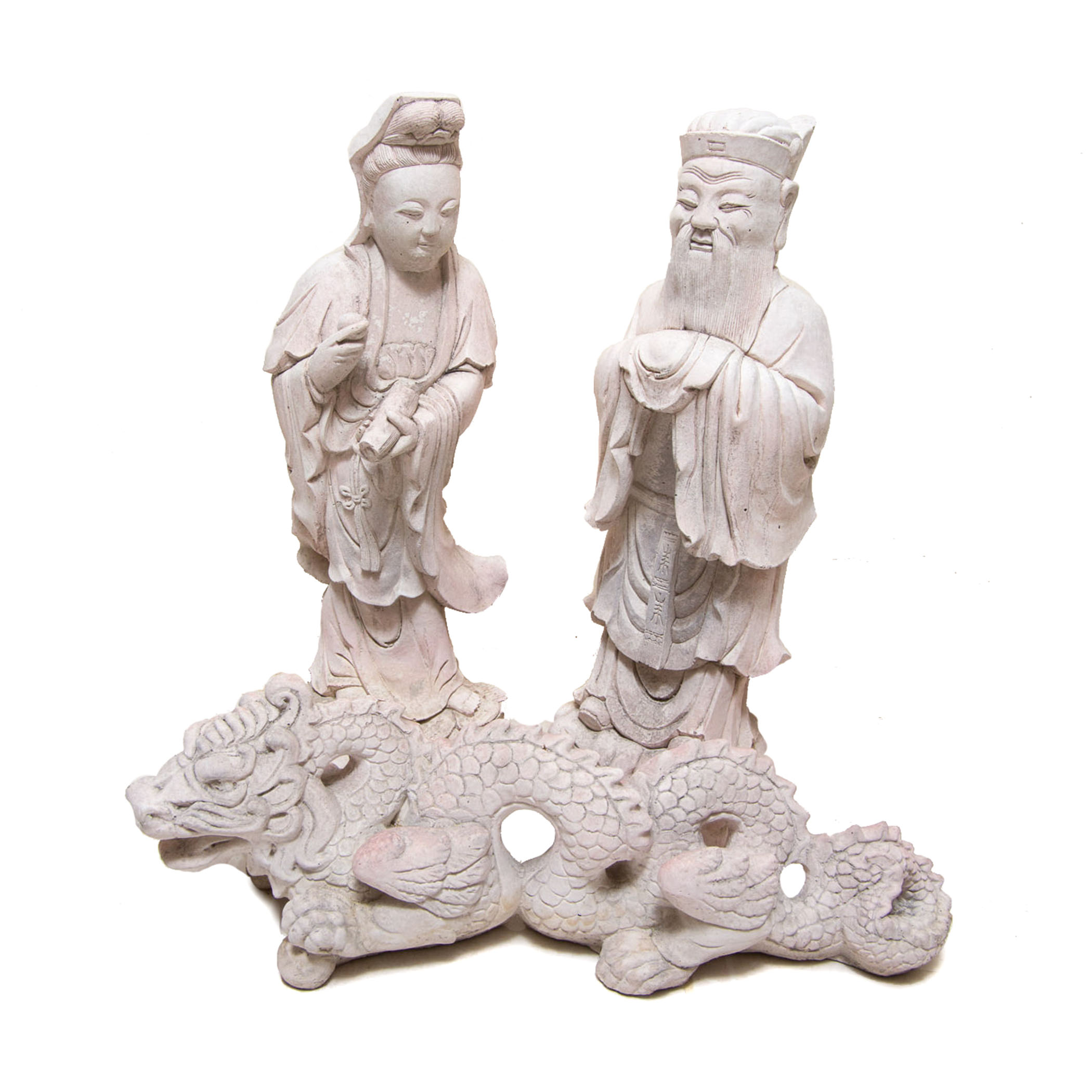 Concrete Asian Inspired Garden Sculptures