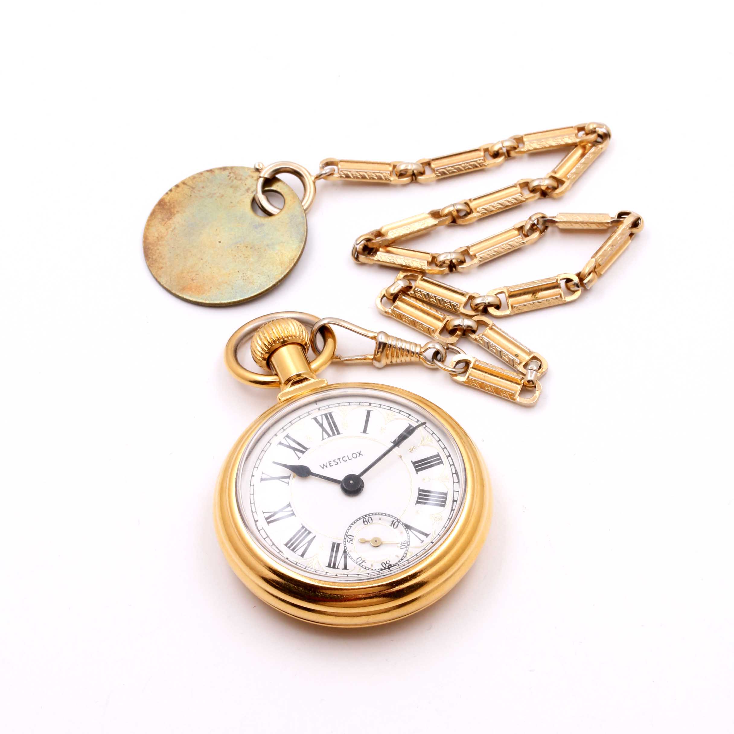 Westclox Locomotive Pocket Watch