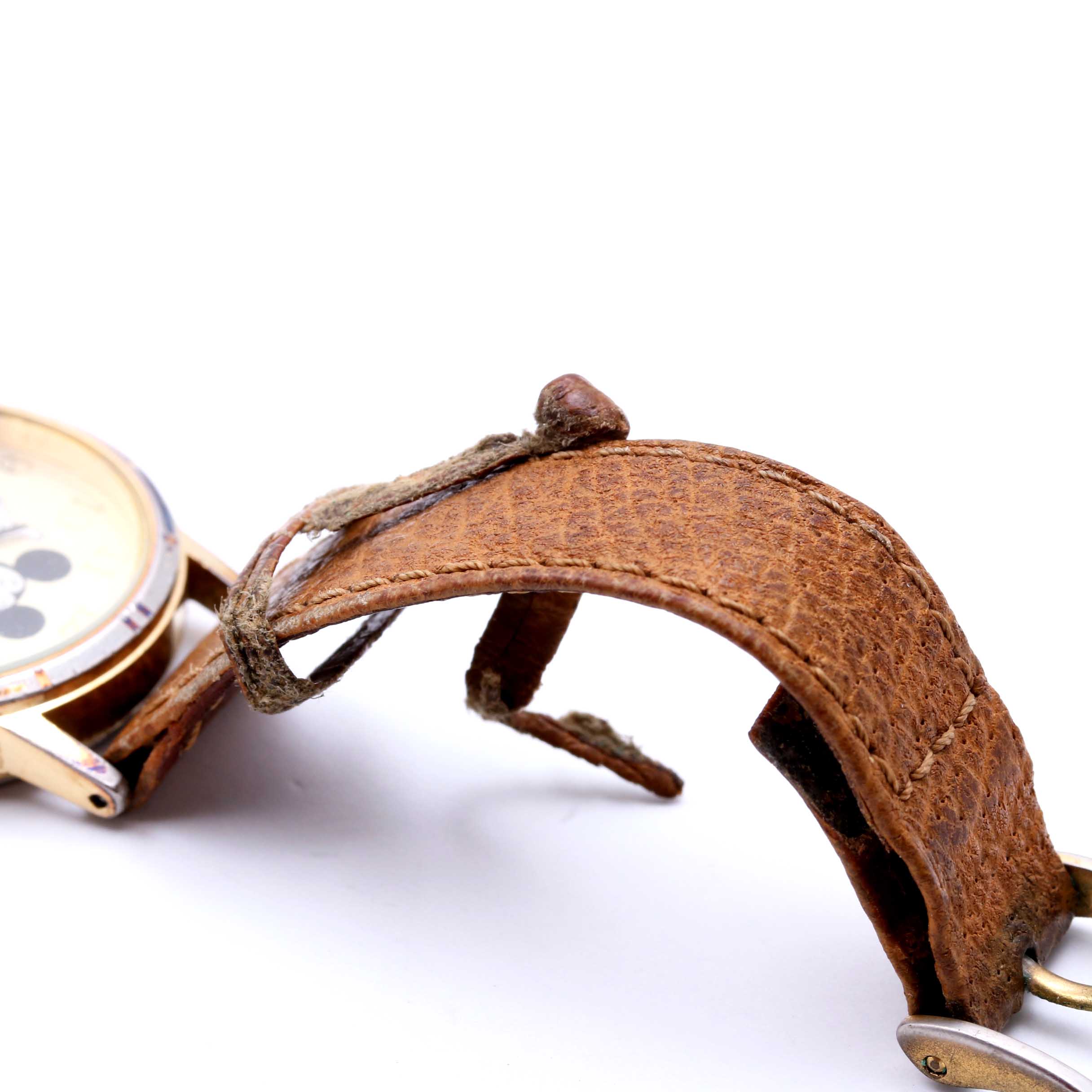 Seiko and Lorus Mickey Mouse ©The Walt Disney Company Leather Strap Watches