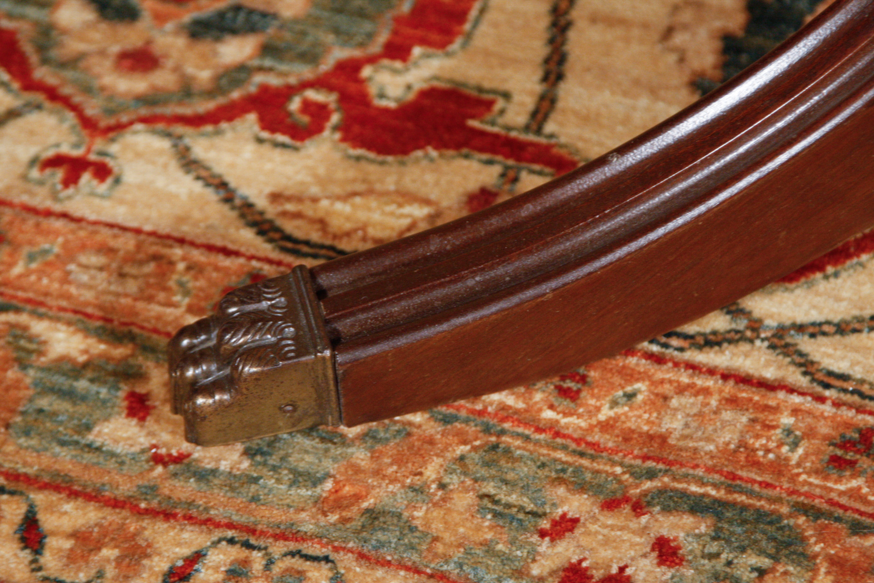 Mahogany Flip-Top Game Table