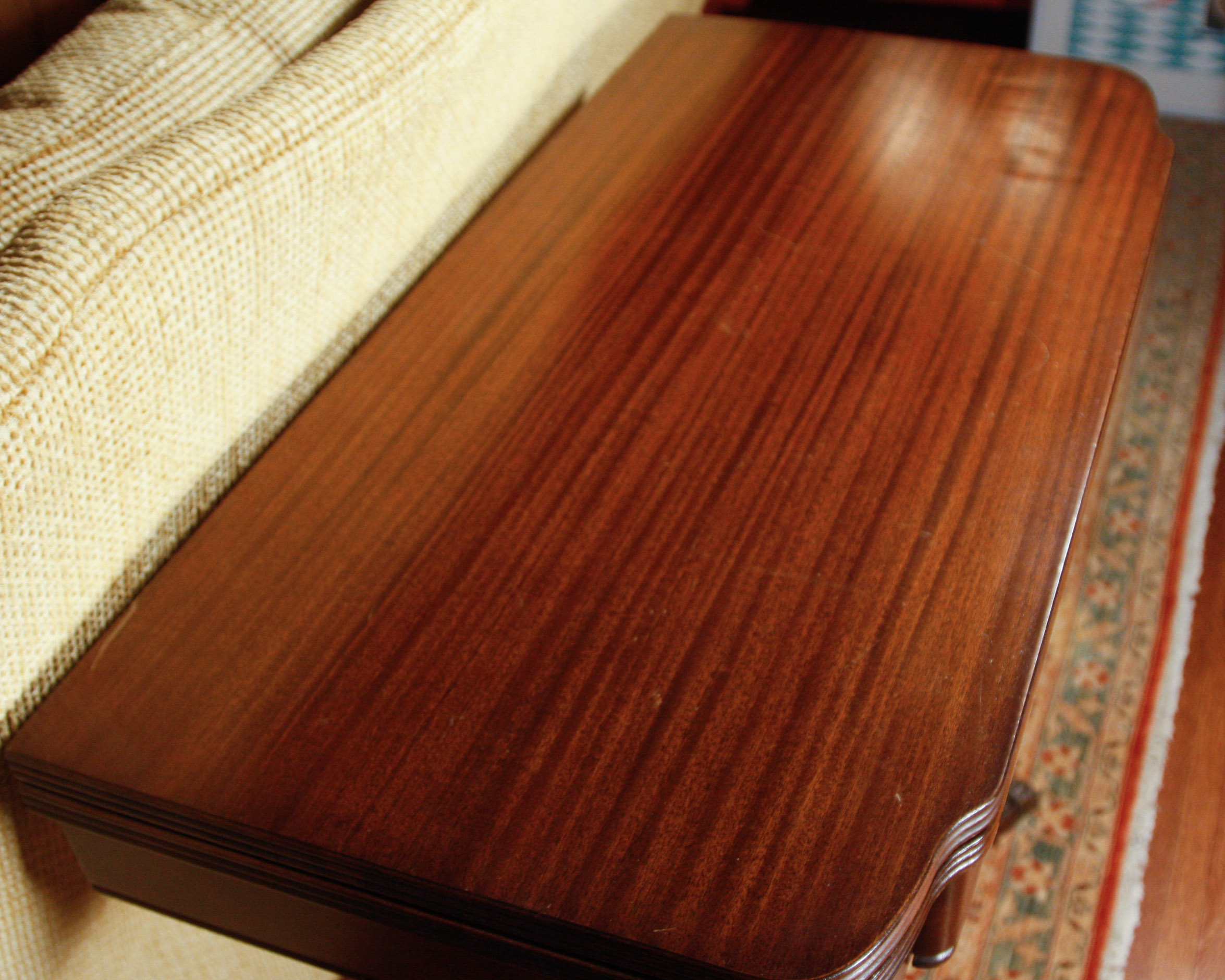 Mahogany Flip-Top Game Table