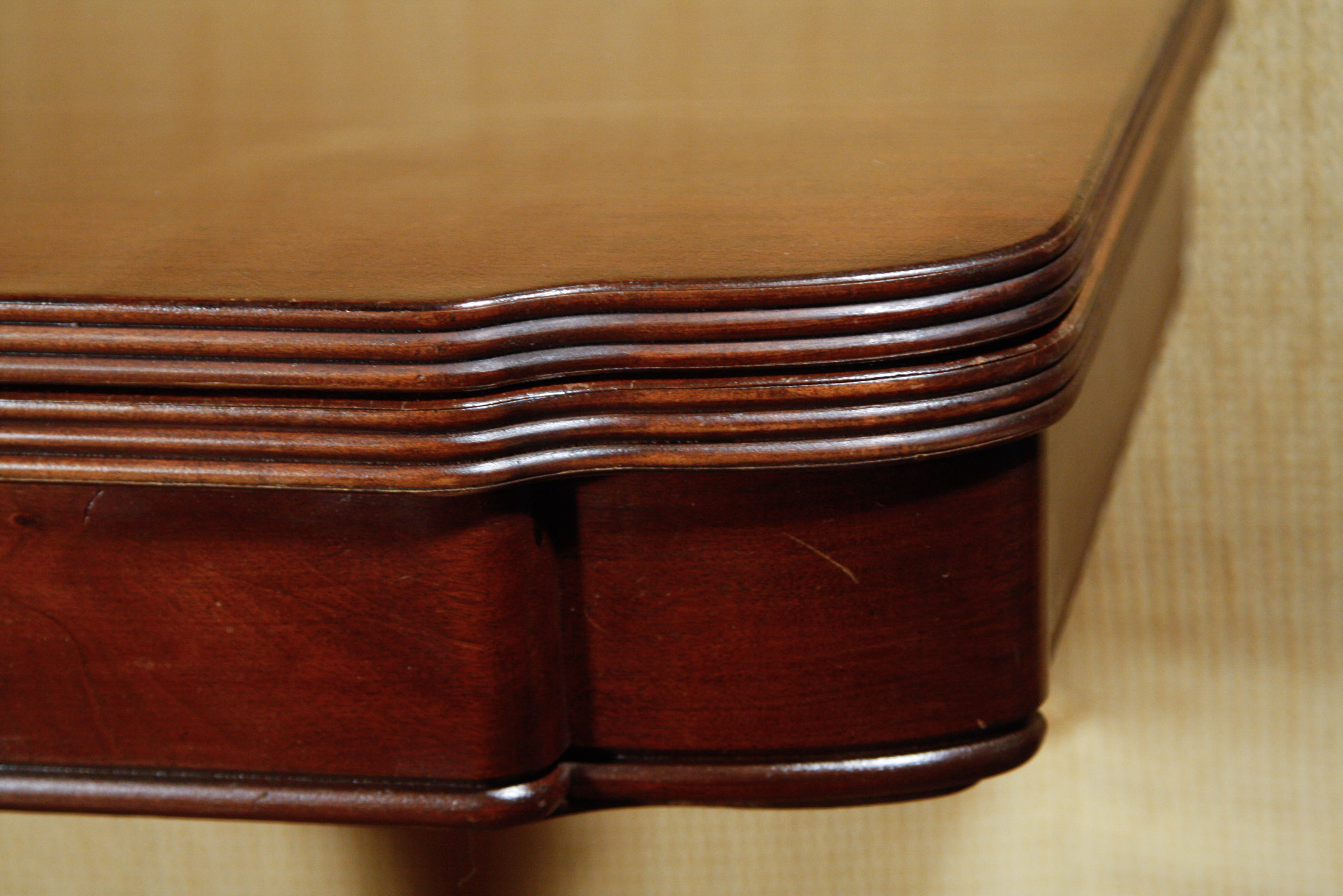 Mahogany Flip-Top Game Table