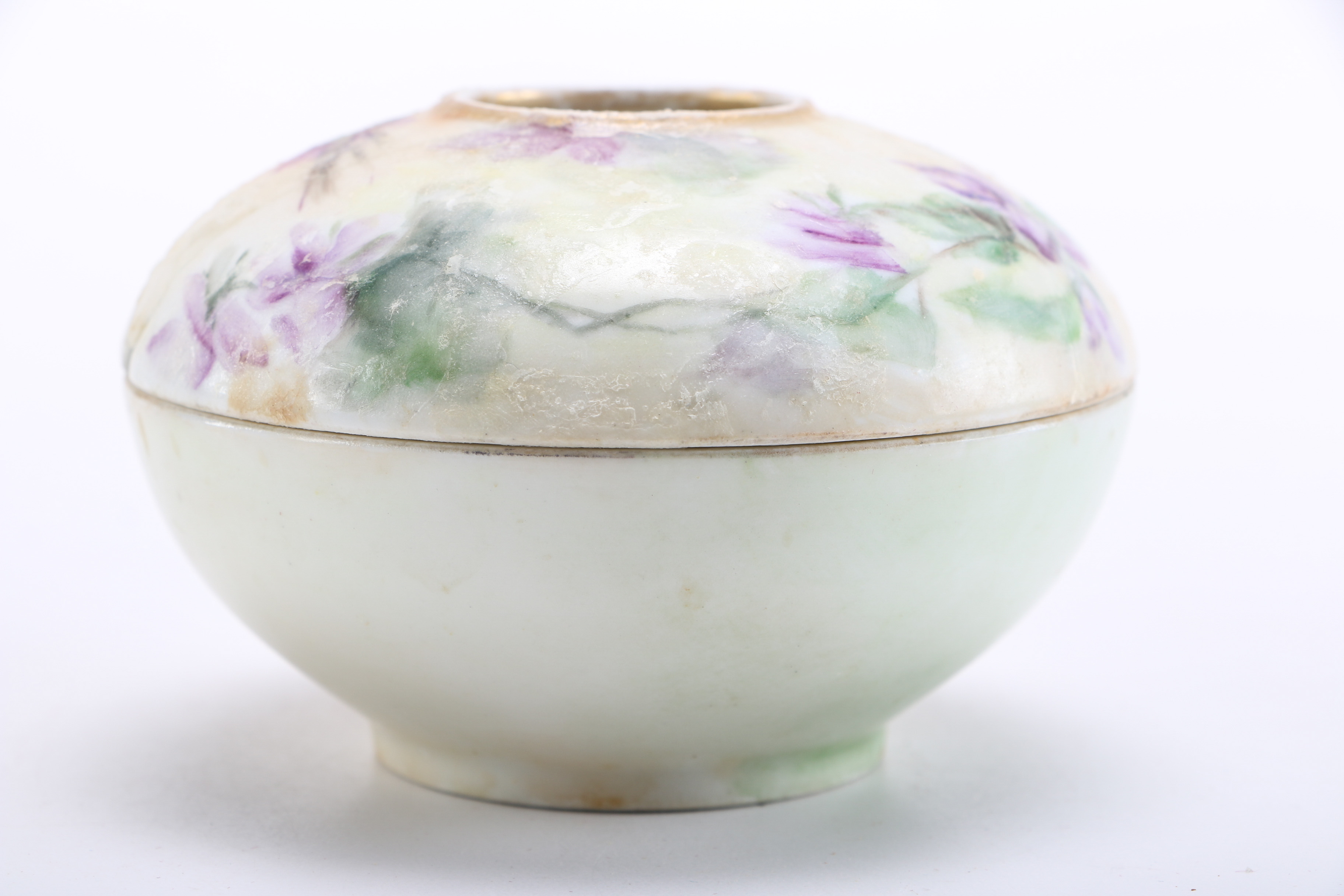 Vintage Limoges Porcelain Hair Receivers