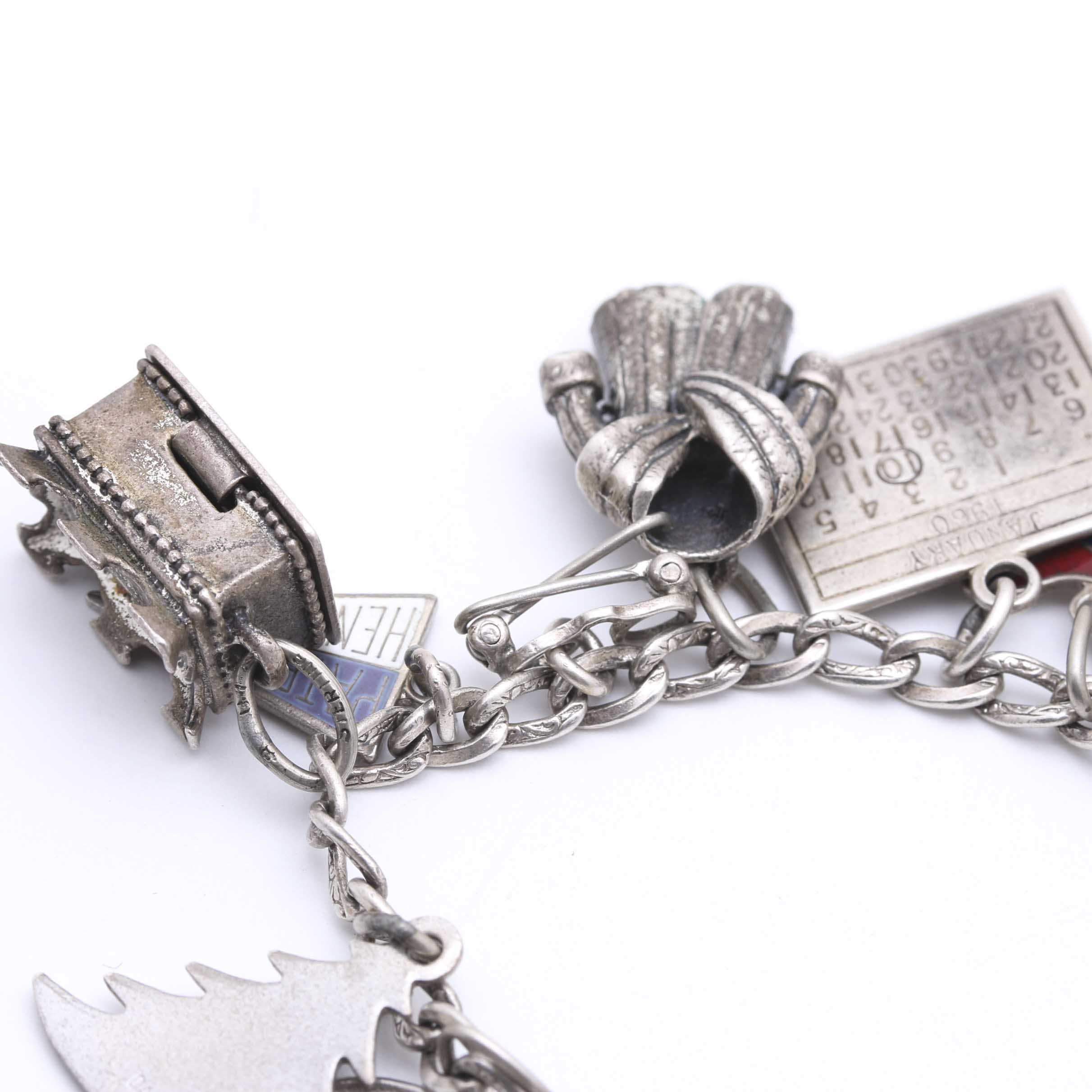 Sterling Silver Charm Bracelet